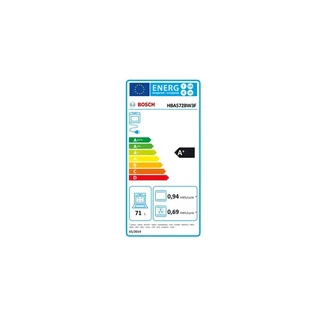 Four Chaleur Tournante 71 L Reconditionné BOSCH HBA572BW3F - Image 6