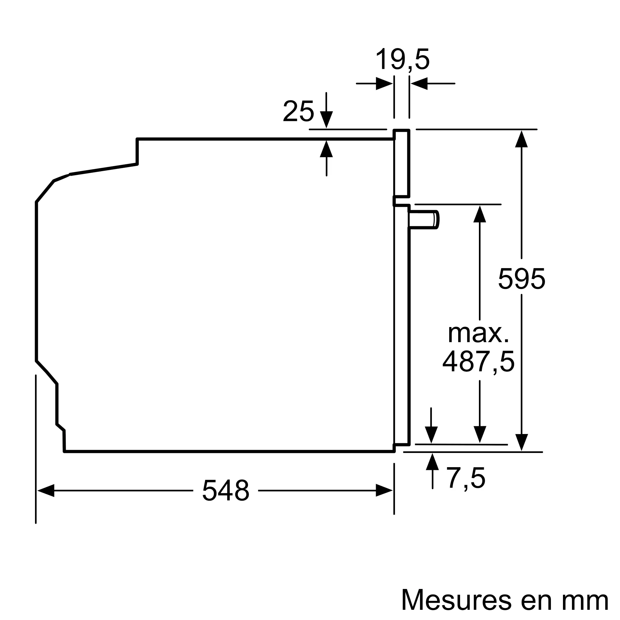 Four Chaleur Tournante 71 L Reconditionné BOSCH HBA571BB4 - Image 4