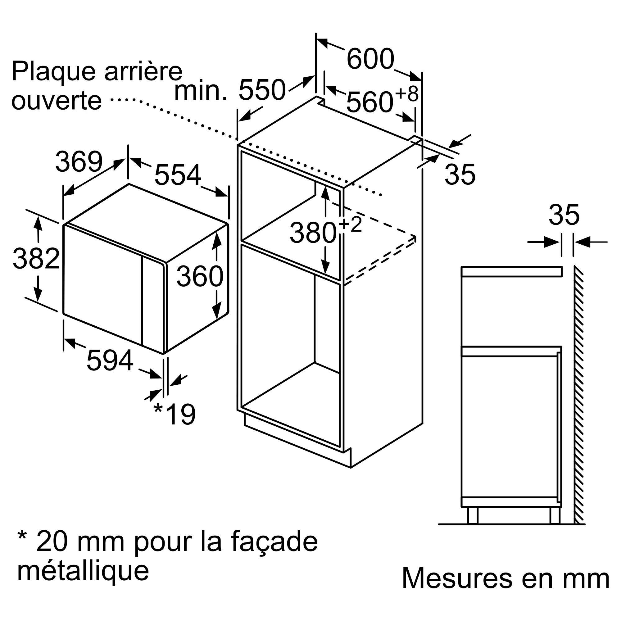 Four Micro-ondes 25 L Reconditionné SIEMENS BF550LMR0 - Image 6