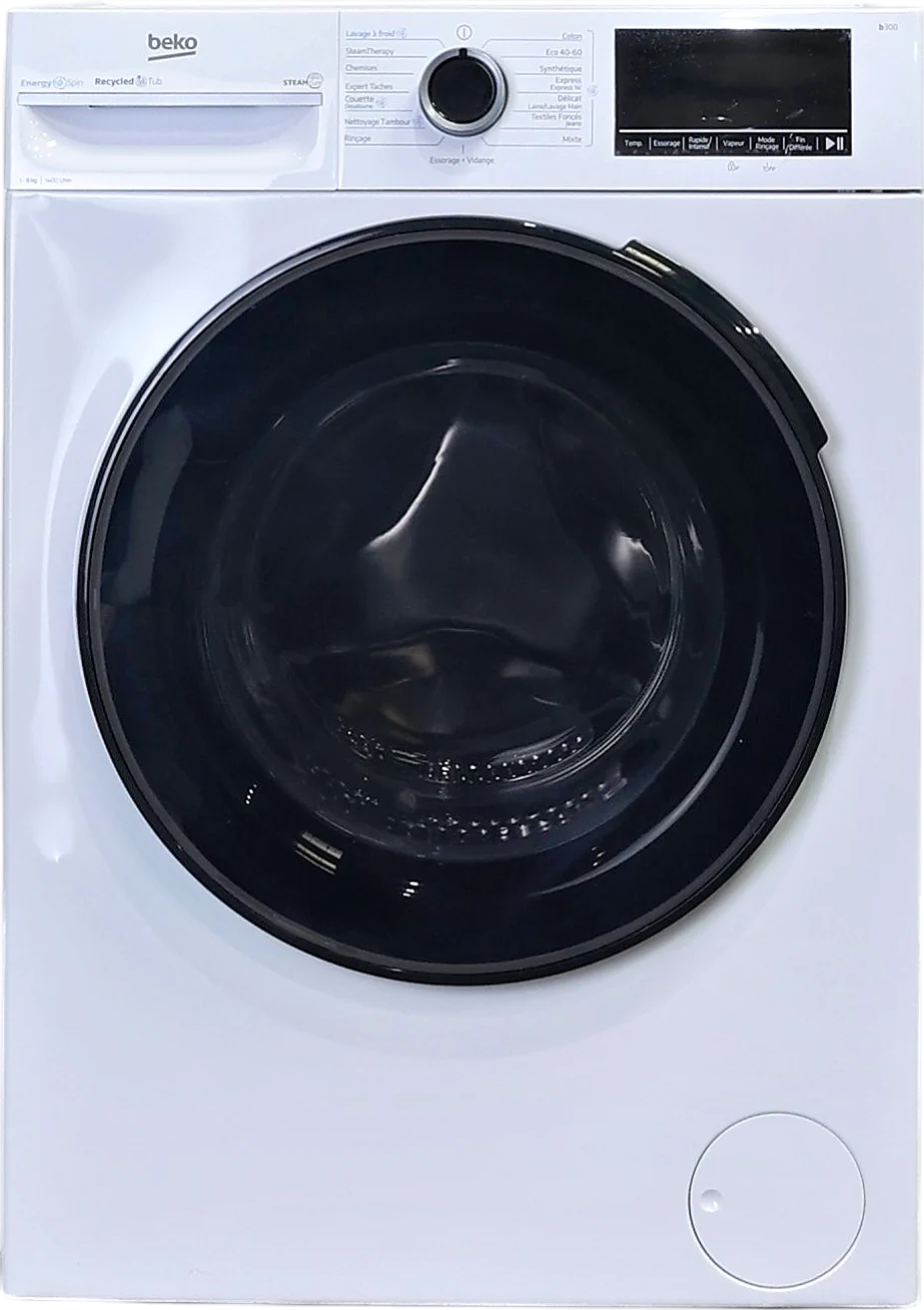 Lave-linge Hublot 10 kg Reconditionné BEKO BM3WFT410451C