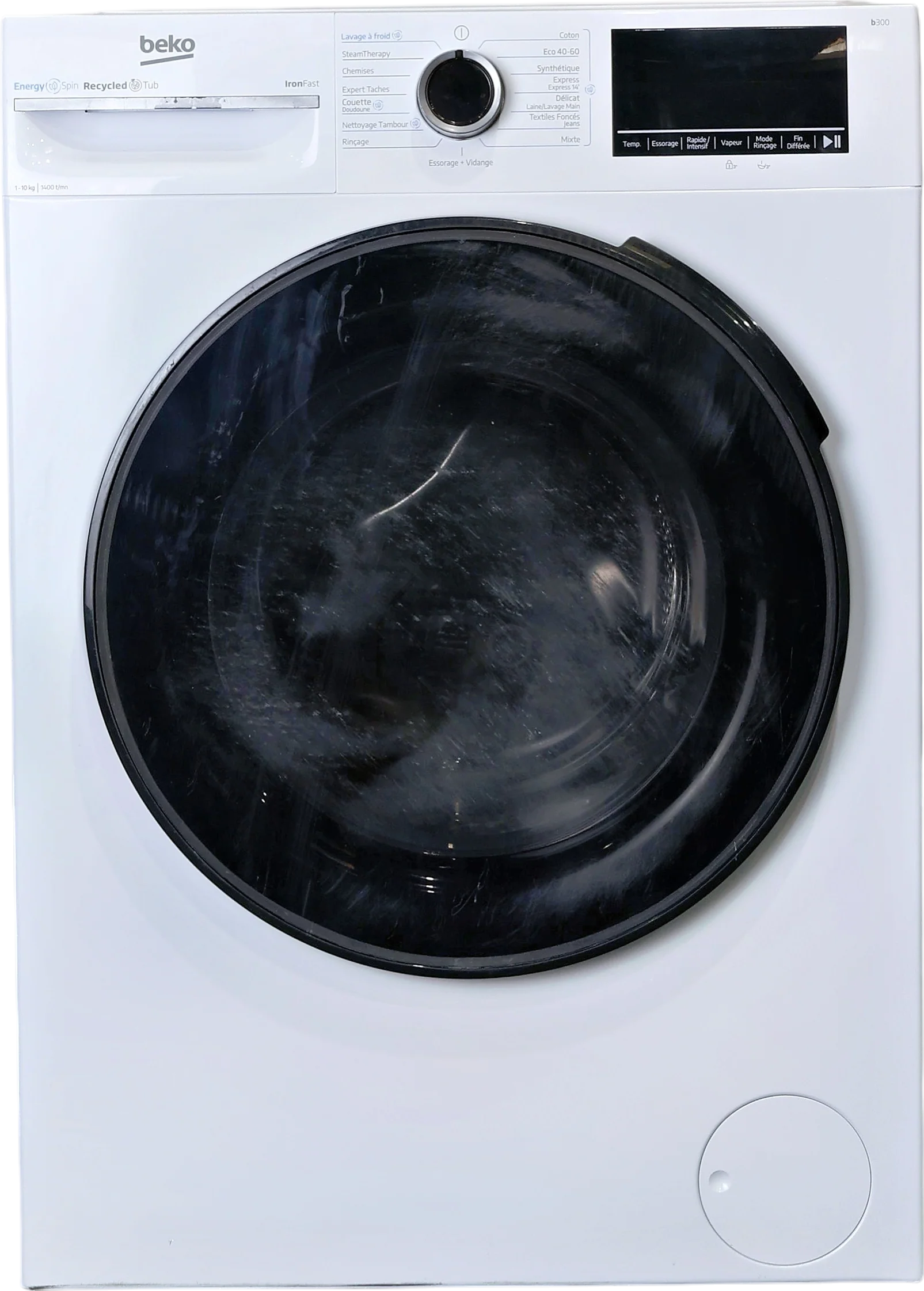 Lave-linge Hublot 10 kg Reconditionné BEKO BM3WFT410451C