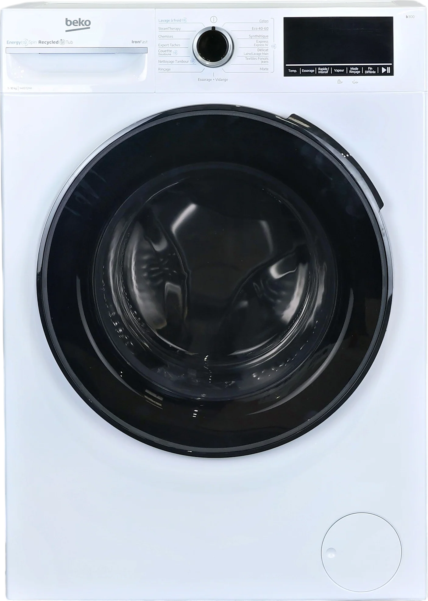 Lave-linge Hublot 10 kg Reconditionné BEKO BM3WFT410451C