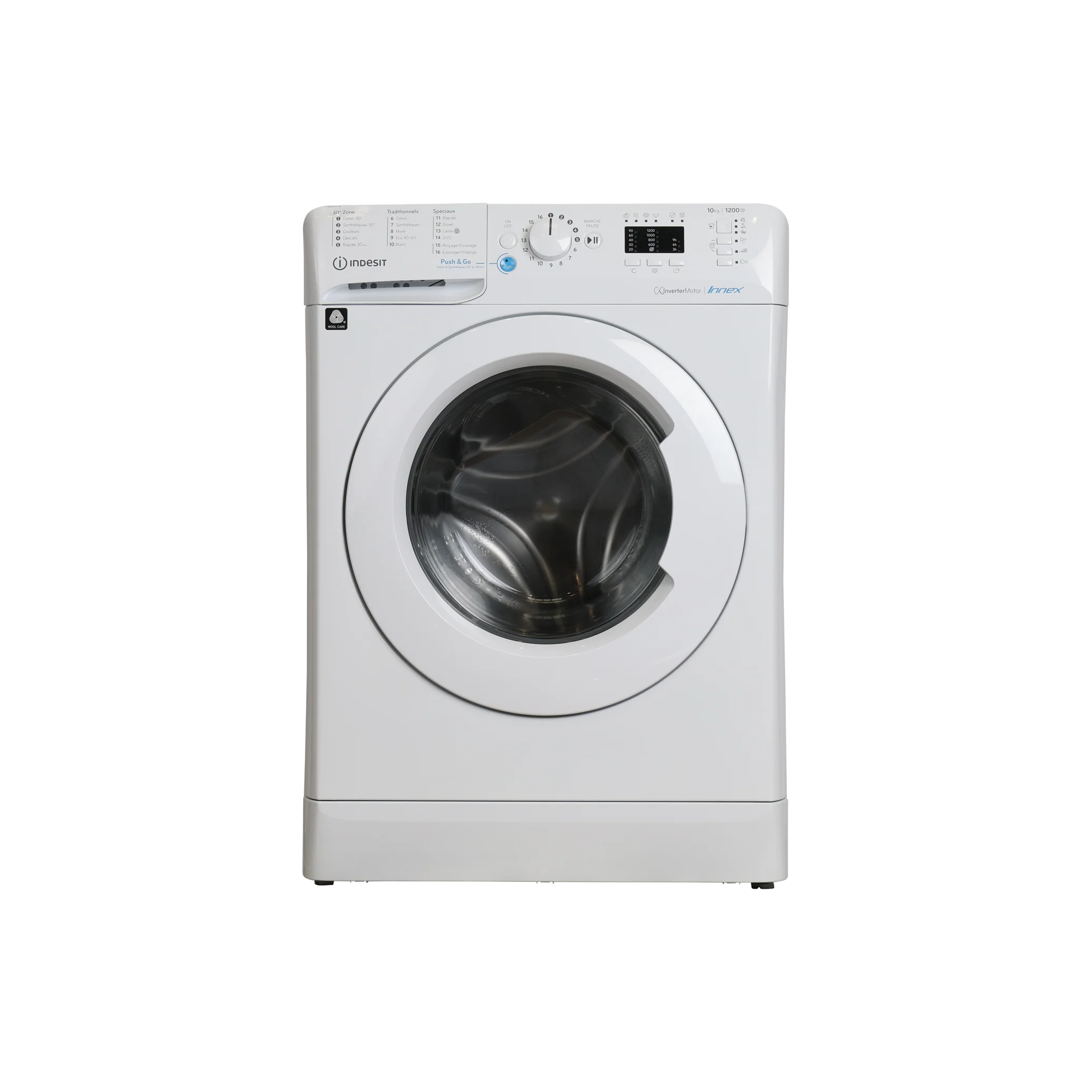 Lave-Linge Hublot 10 kg Reconditionné INDESIT BWA101283XWFRN