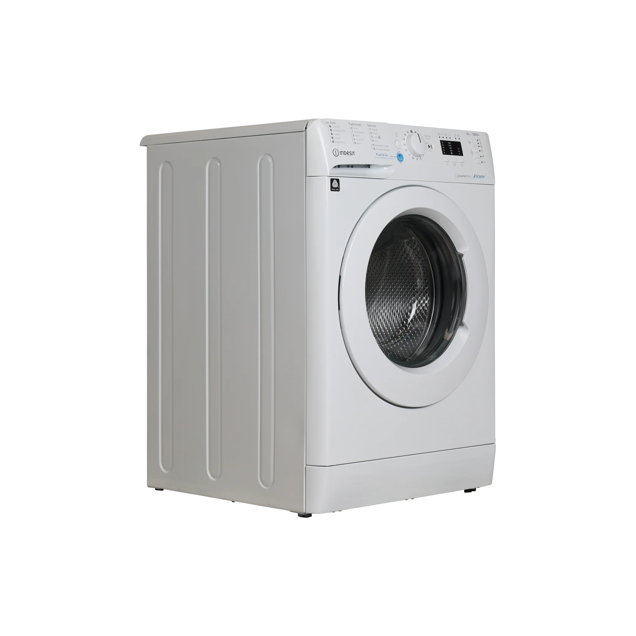 Lave-Linge Hublot 10 kg Reconditionné INDESIT BWA101283XWFRN - Image 3
