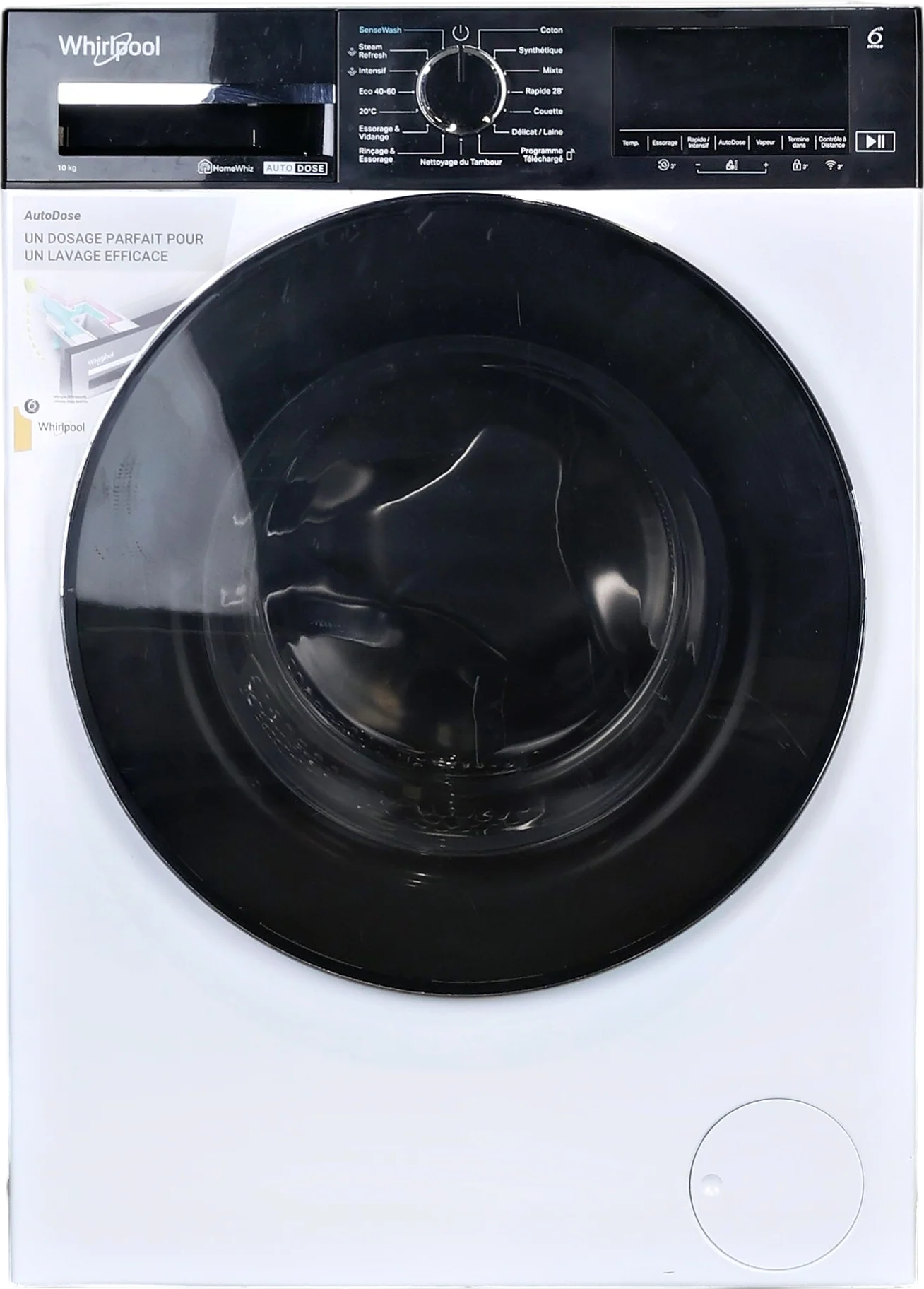 Lave-linge Hublot 10 kg Reconditionné WHIRLPOOL W0M011WADSFR