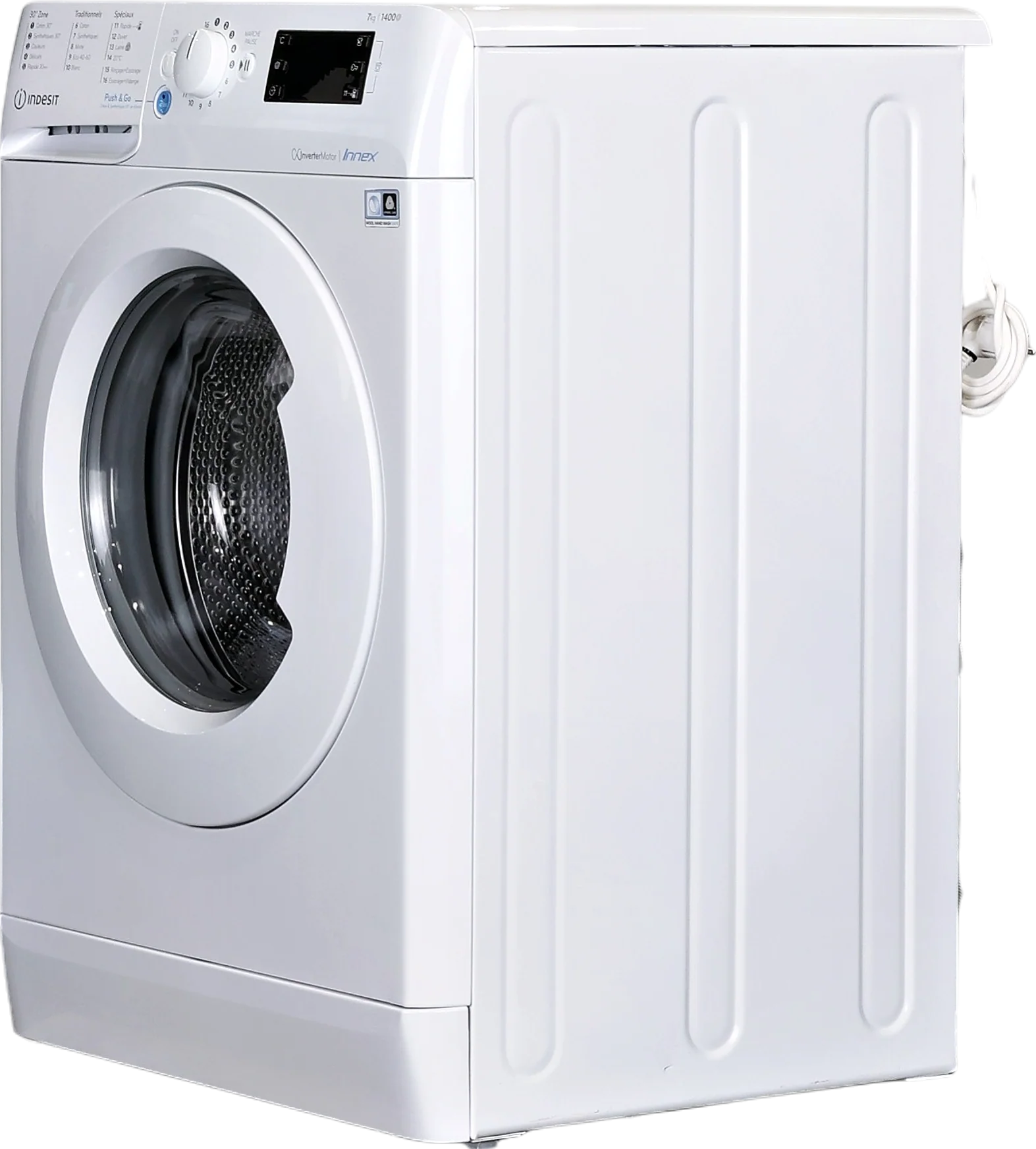 Lave-linge Hublot 7 kg Reconditionné INDESIT BWE71484XWFRN - Image 3