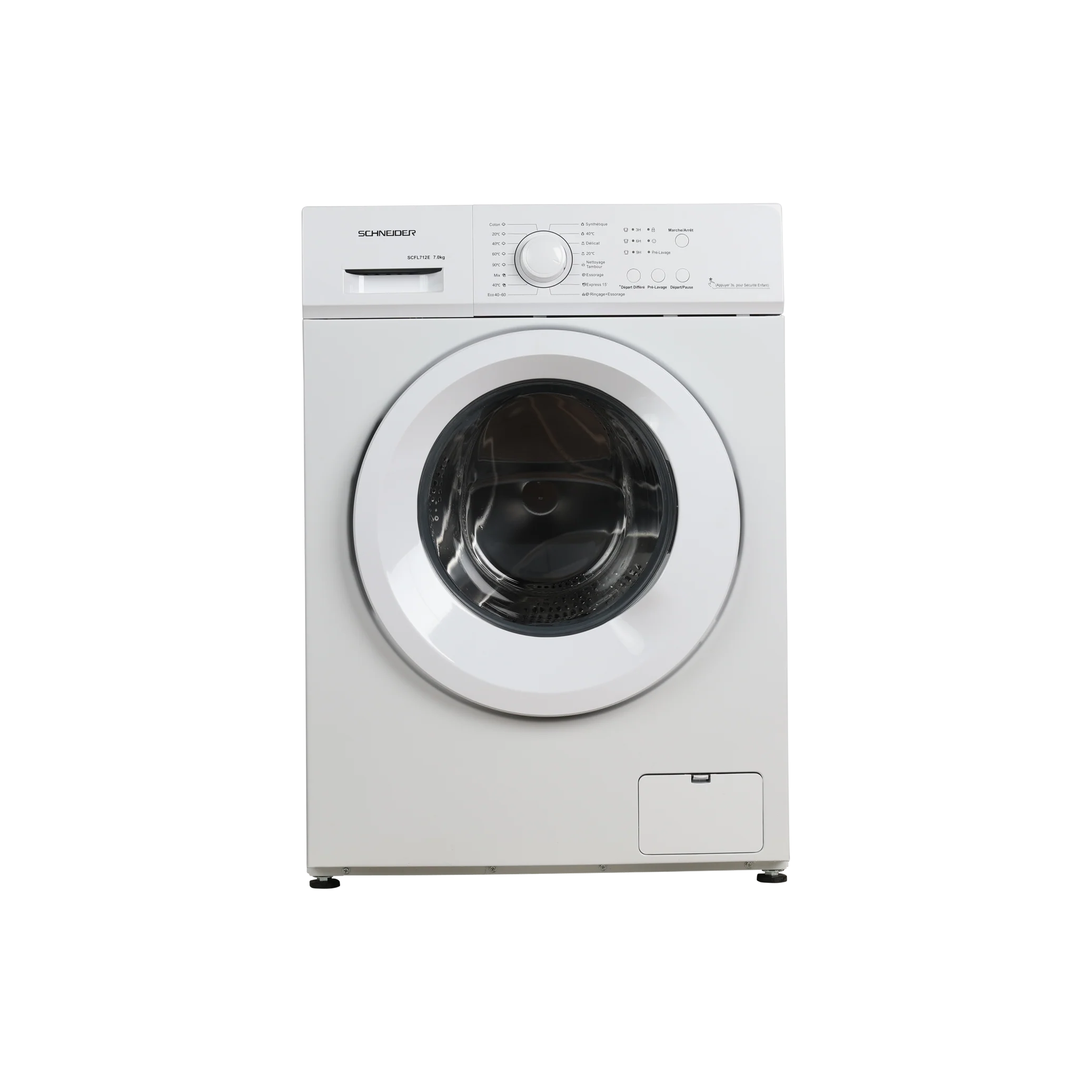 Lave-Linge Hublot 7 kg Reconditionné SCHNEIDER SCFL712E