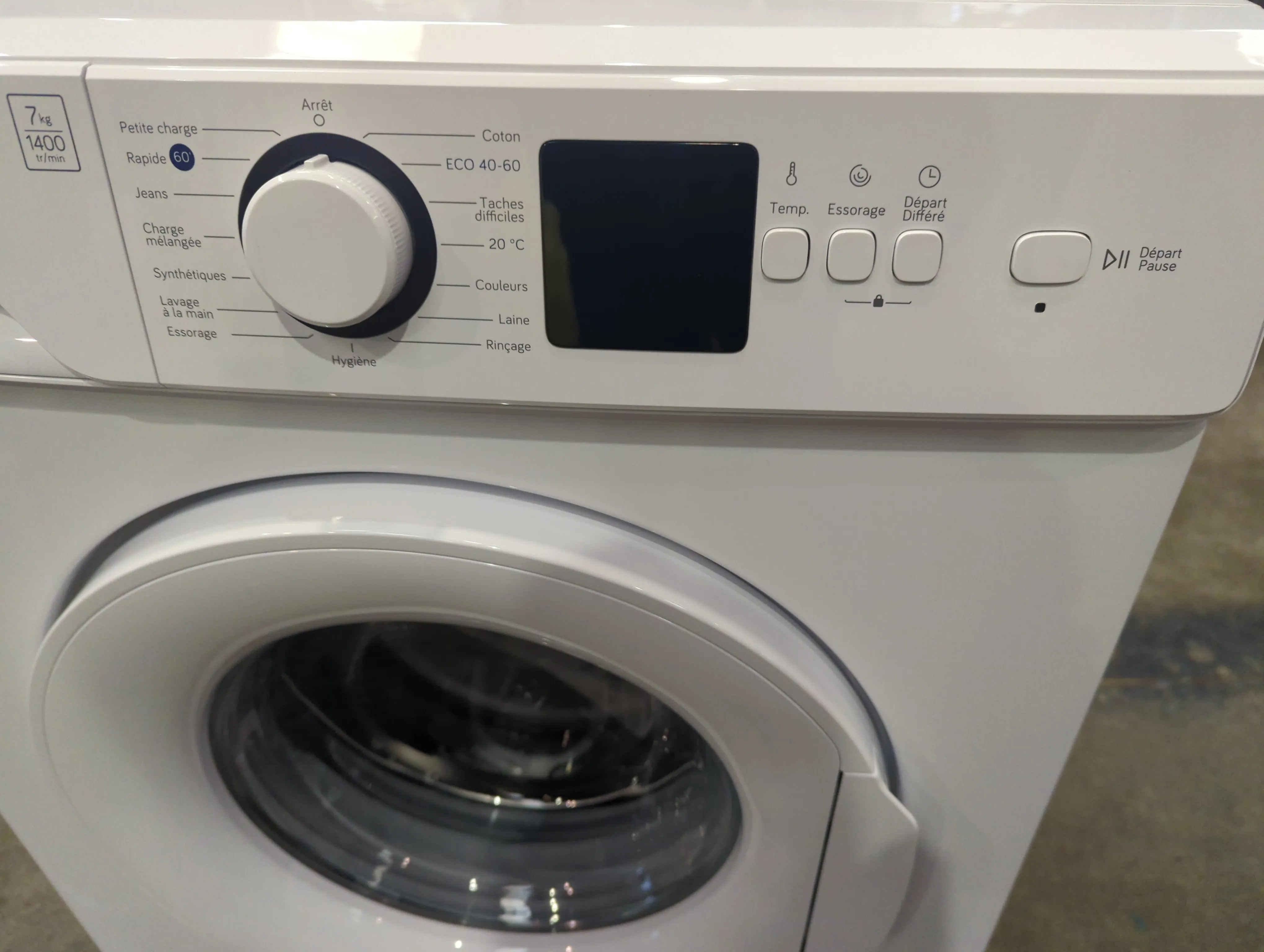 Lave-Linge Hublot 7 kg Reconditionné VEDETTE LFV274W - Image 4