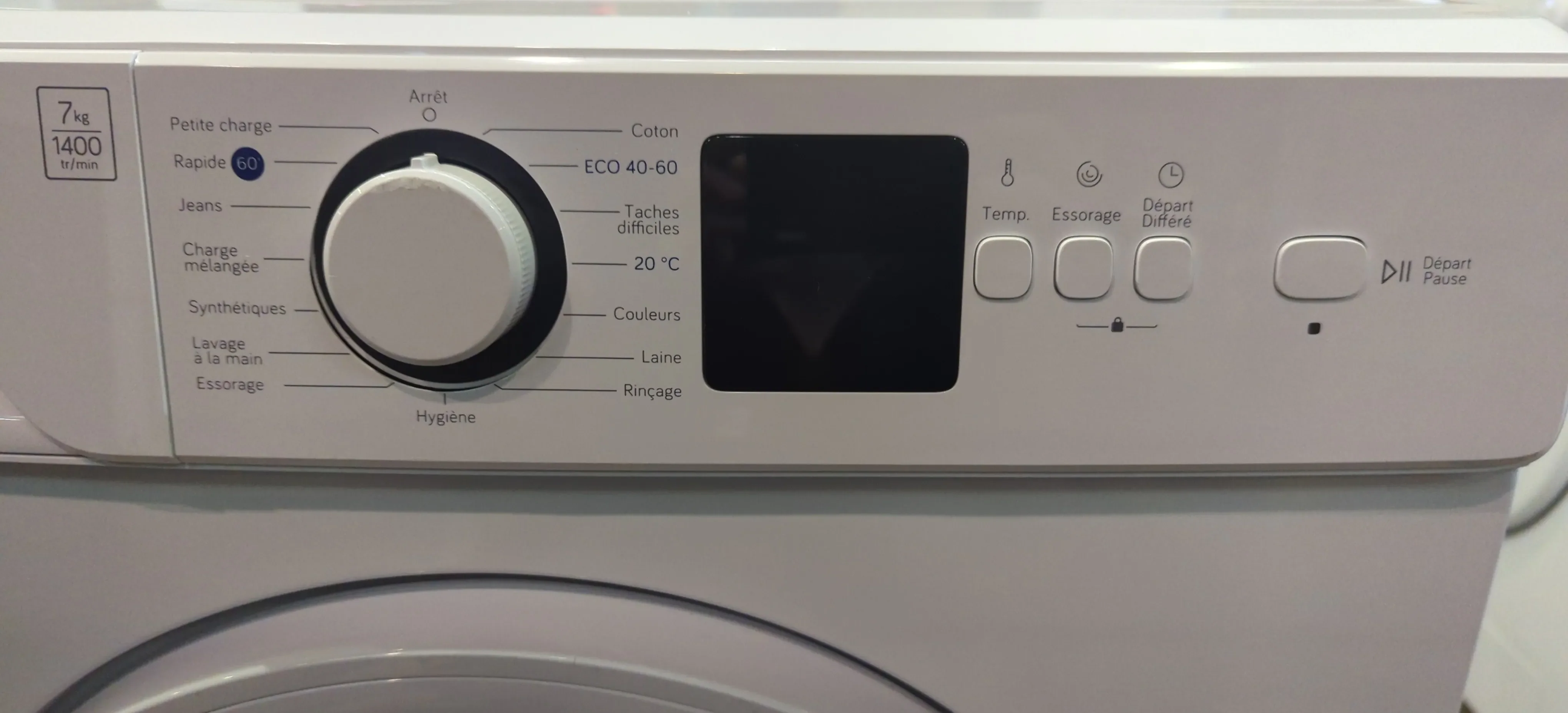 Lave-Linge Hublot 7 kg Reconditionné VEDETTE LFV274W - Image 4
