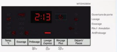 Lave-linge Hublot 8 kg Reconditionné BEKO WITC8410B0W - Image 2