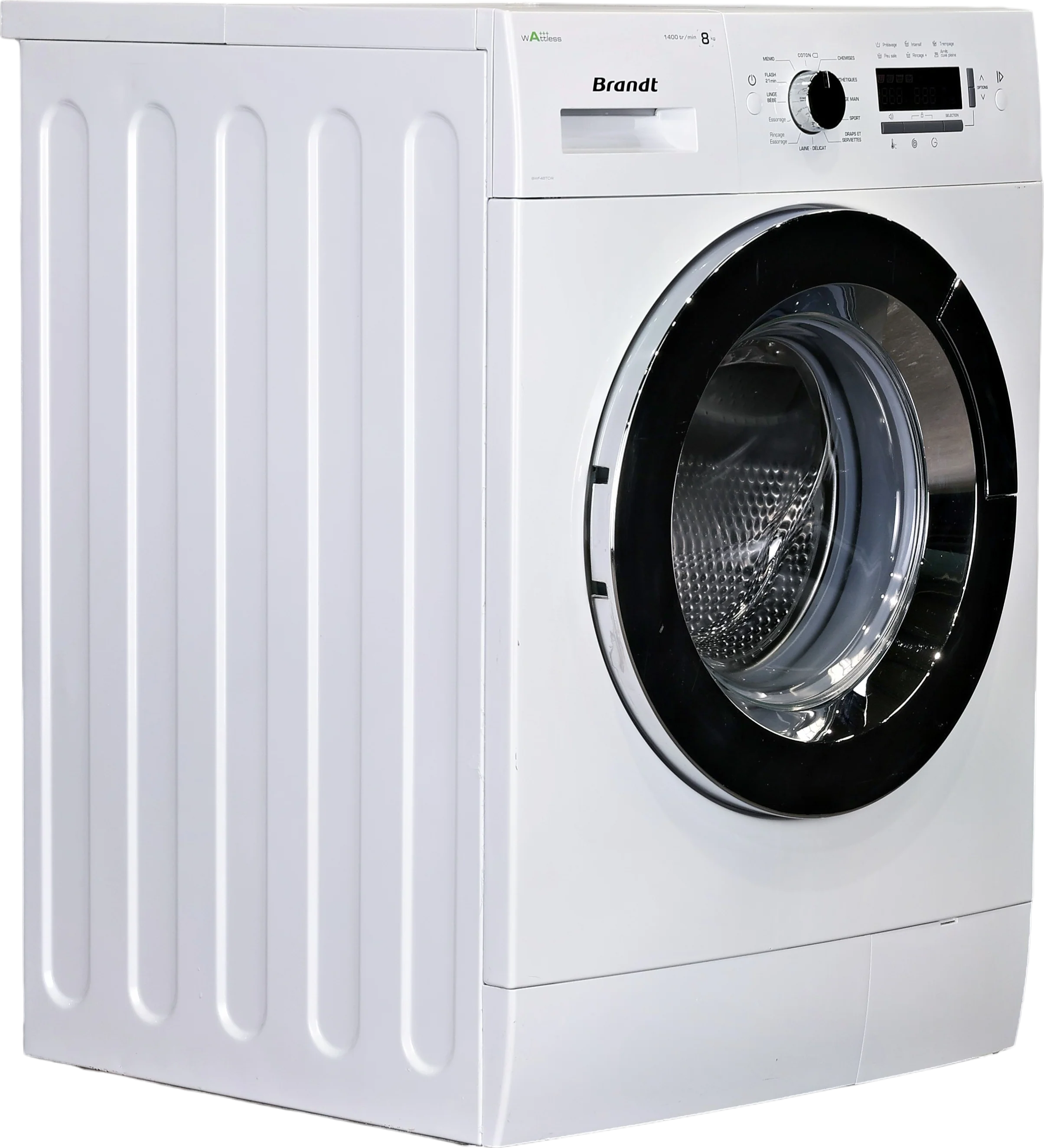 Lave-linge Hublot 8 kg Reconditionné BRANDT BWF48TCW - Image 2