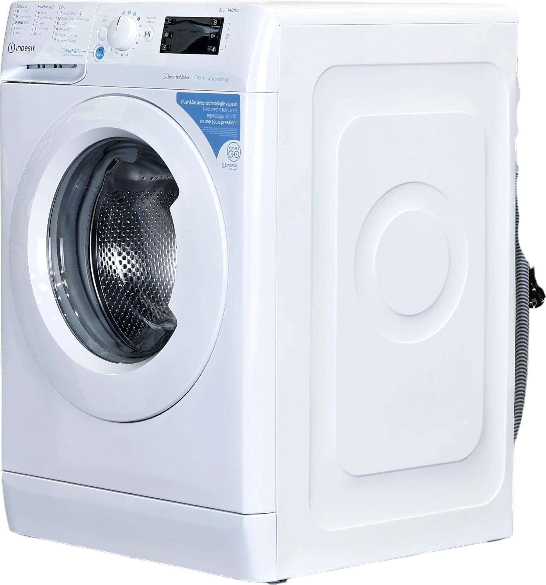 Lave-linge Hublot 8 kg Reconditionné INDESIT BWE81496XWVFR - Image 3