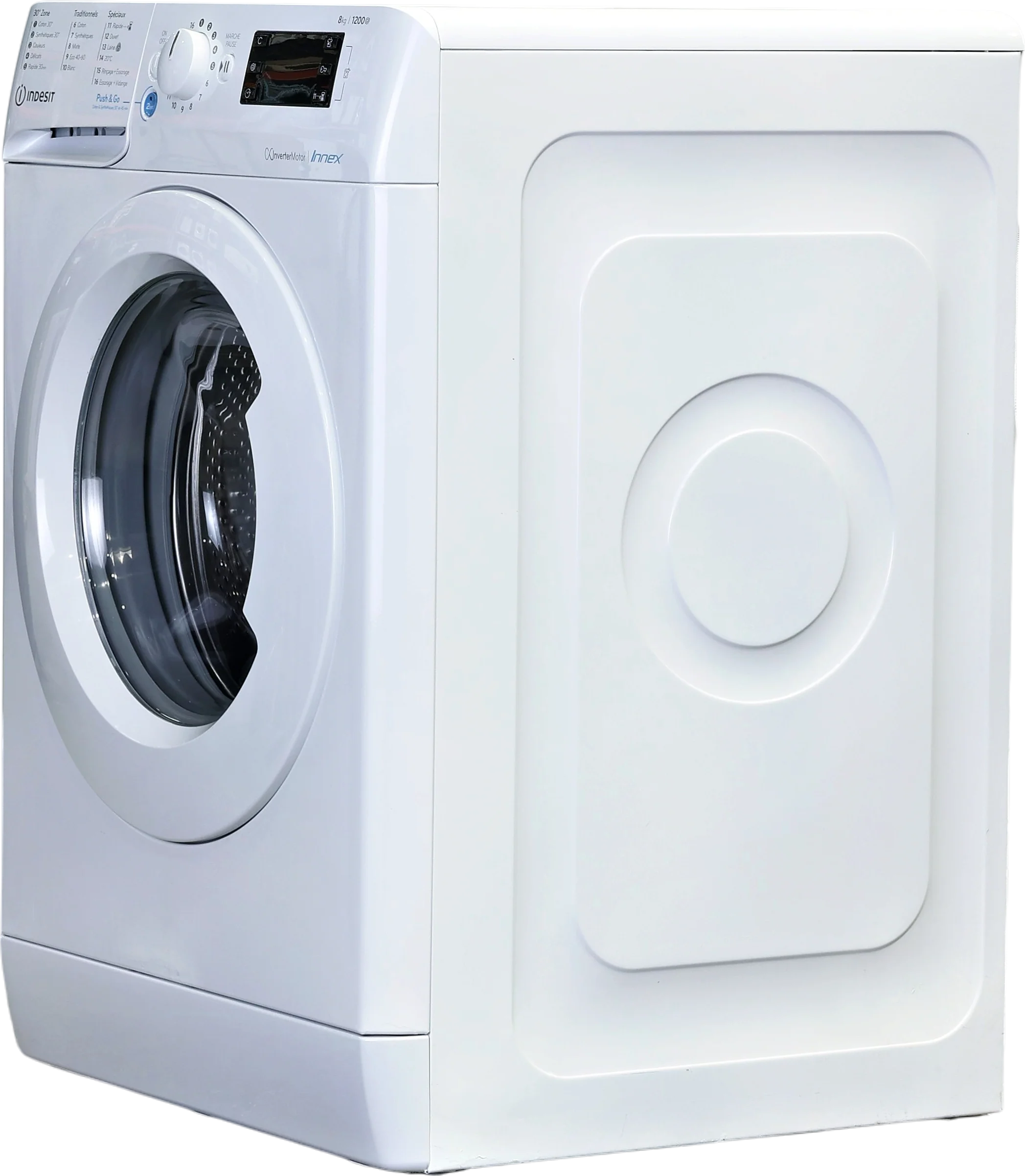 Lave-linge Hublot 8 kg Reconditionné INDESIT BWEW81284XWFRN - Image 3