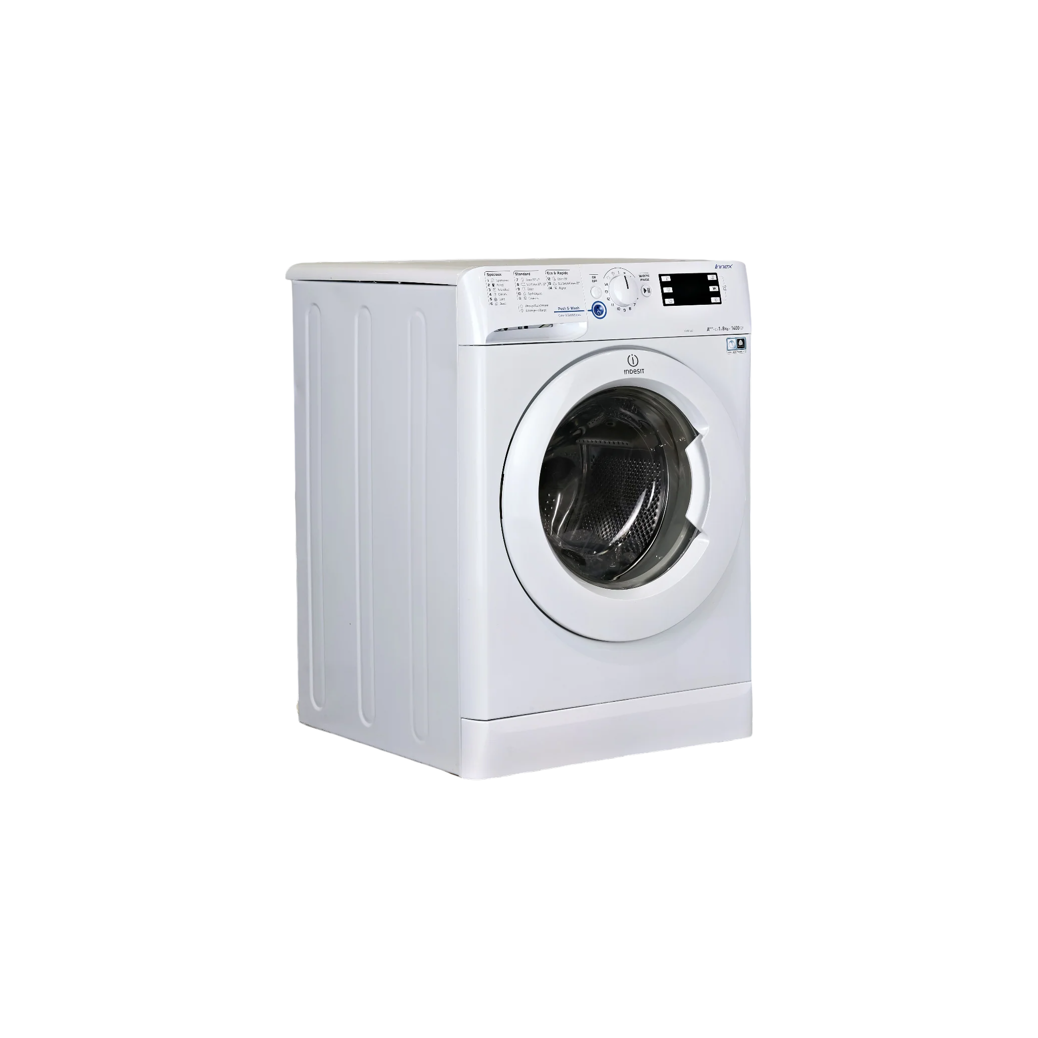 Lave-linge Hublot 8 kg Reconditionné INDESIT XWE 81483X W FR - Image 2