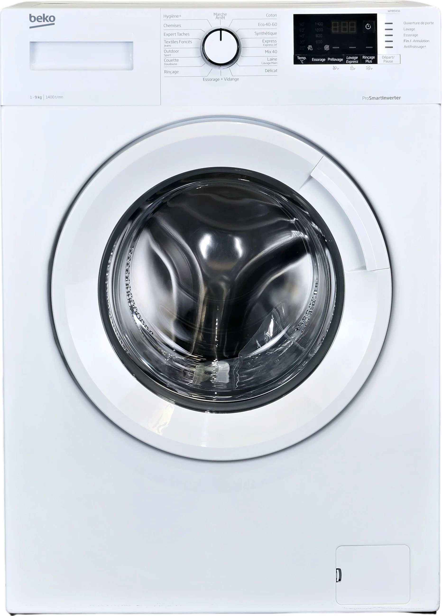 Lave-linge Hublot 9 kg Reconditionné BEKO WMB9456