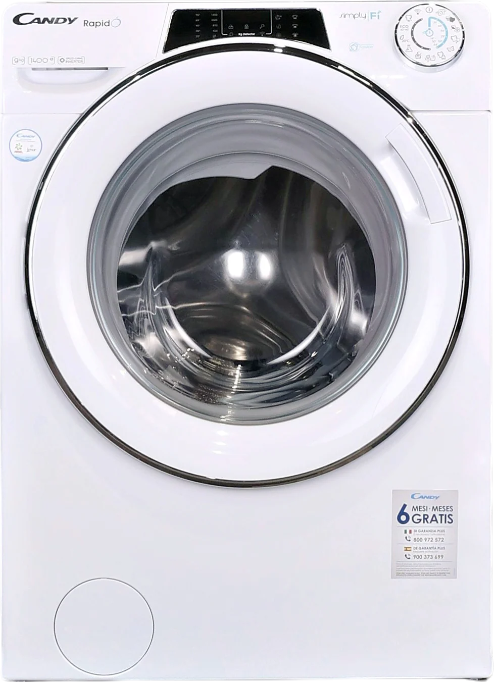 Lave-linge Hublot 9 kg Reconditionné CANDY RO1494DWMCE/1-S
