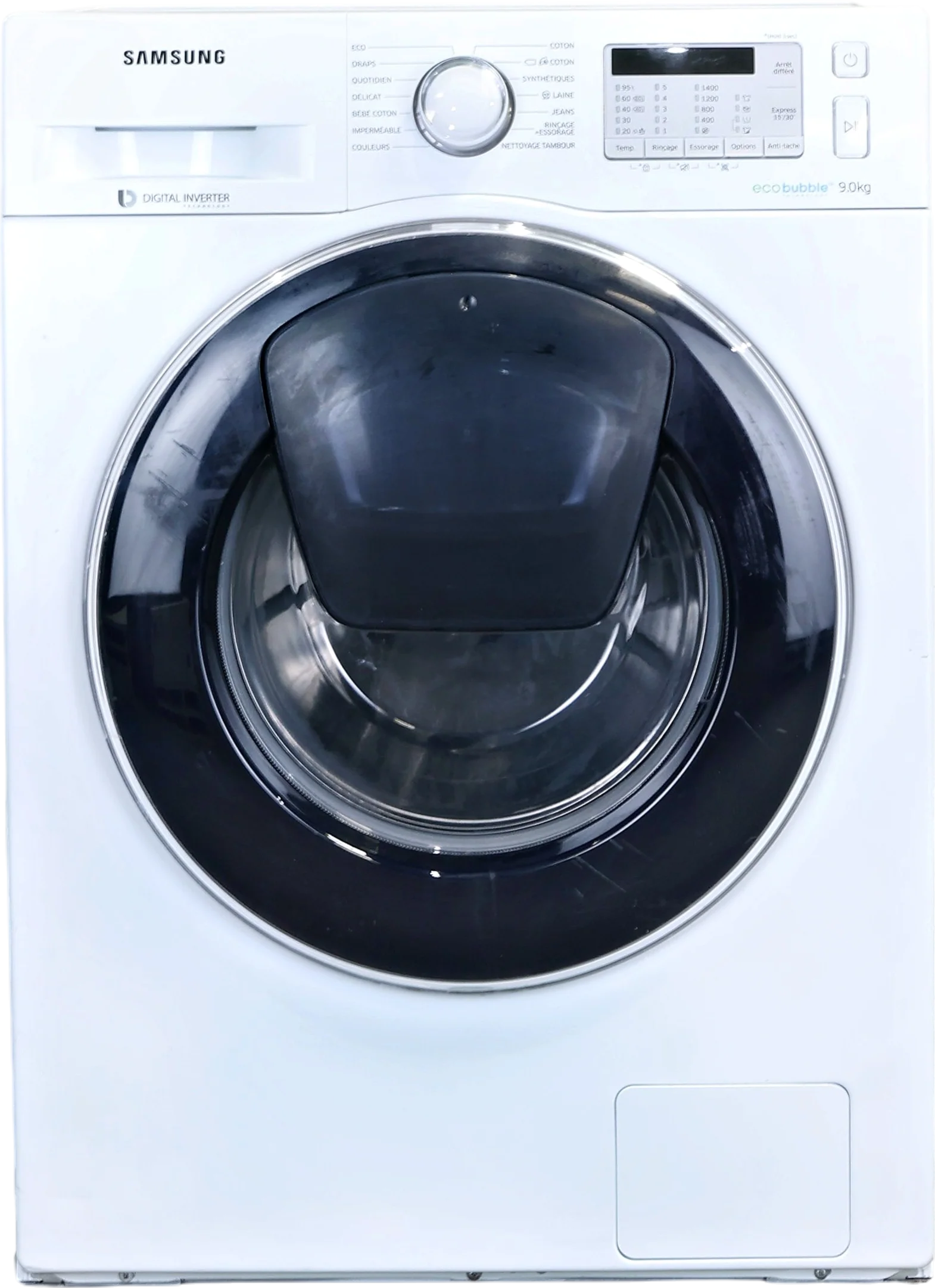 Lave-linge Hublot 9 kg Reconditionné SAMSUNG WW90K5413WW
