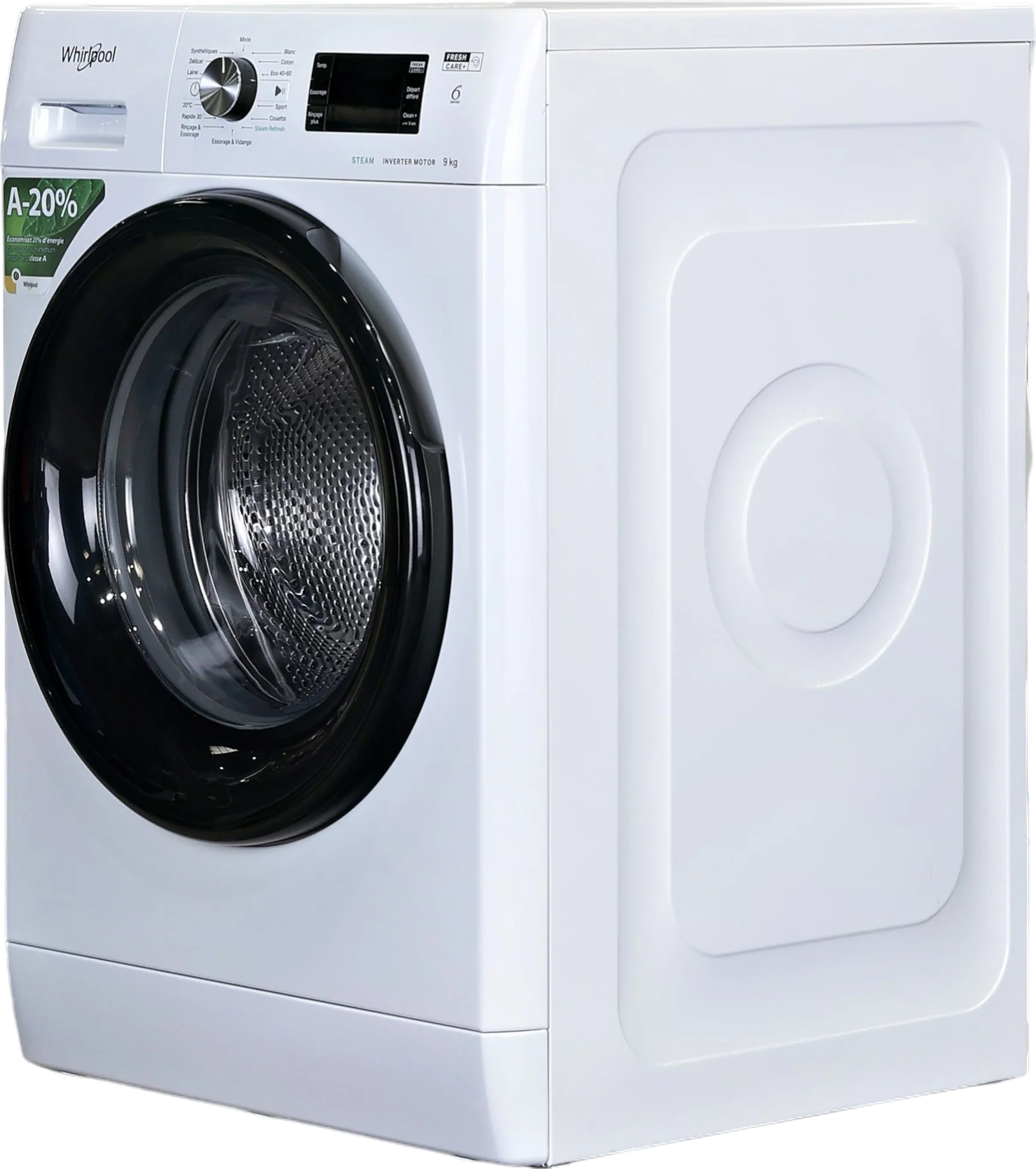 Lave-linge Hublot 9 kg Reconditionné WHIRLPOOL FFBB9489BVFR - Image 3