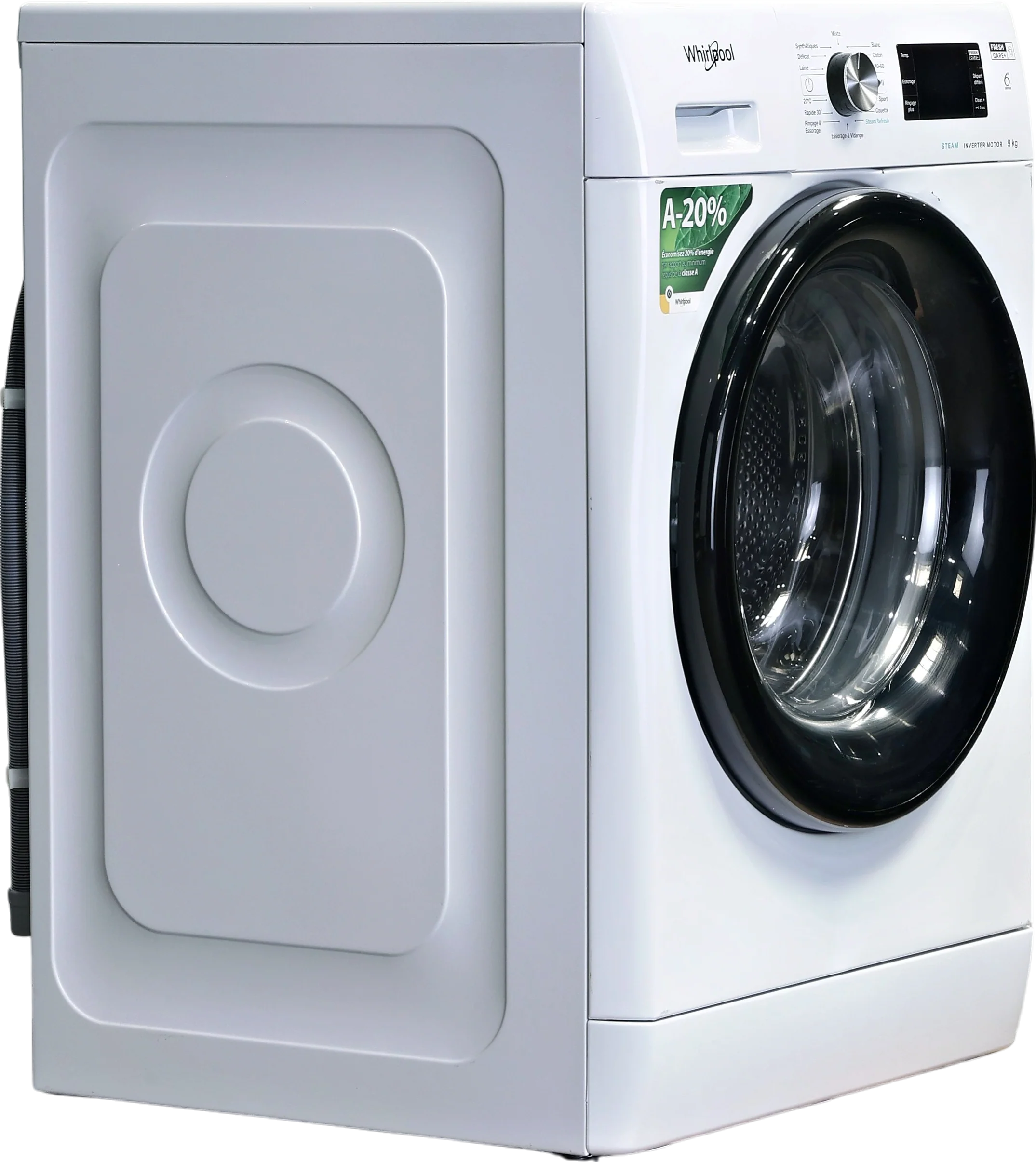 Lave-linge Hublot 9 kg Reconditionné WHIRLPOOL FFBB9489BVFR - Image 2