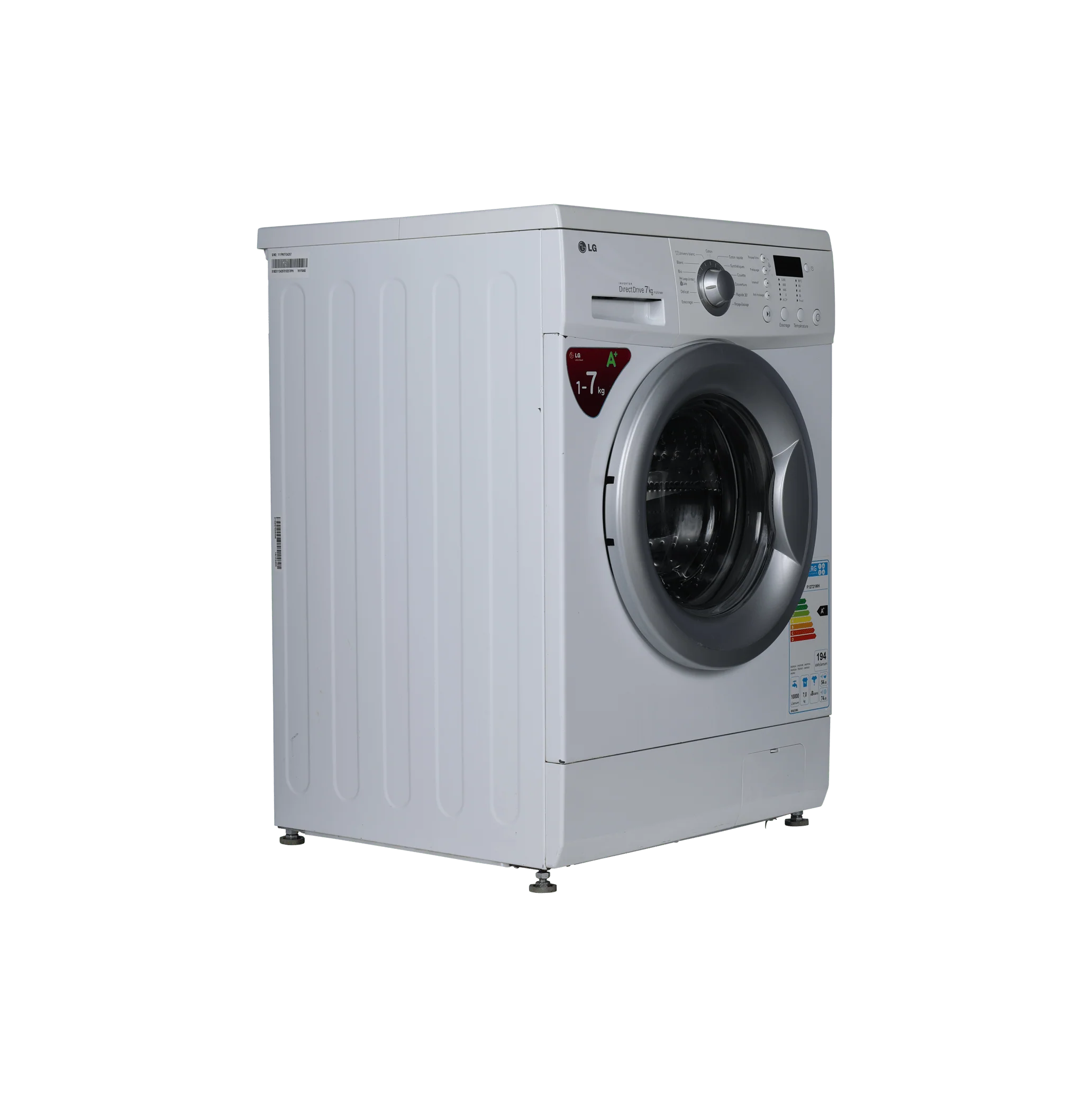 Lave-Linge Hublot 7 kg Reconditionné LG F12721WH - Image 3