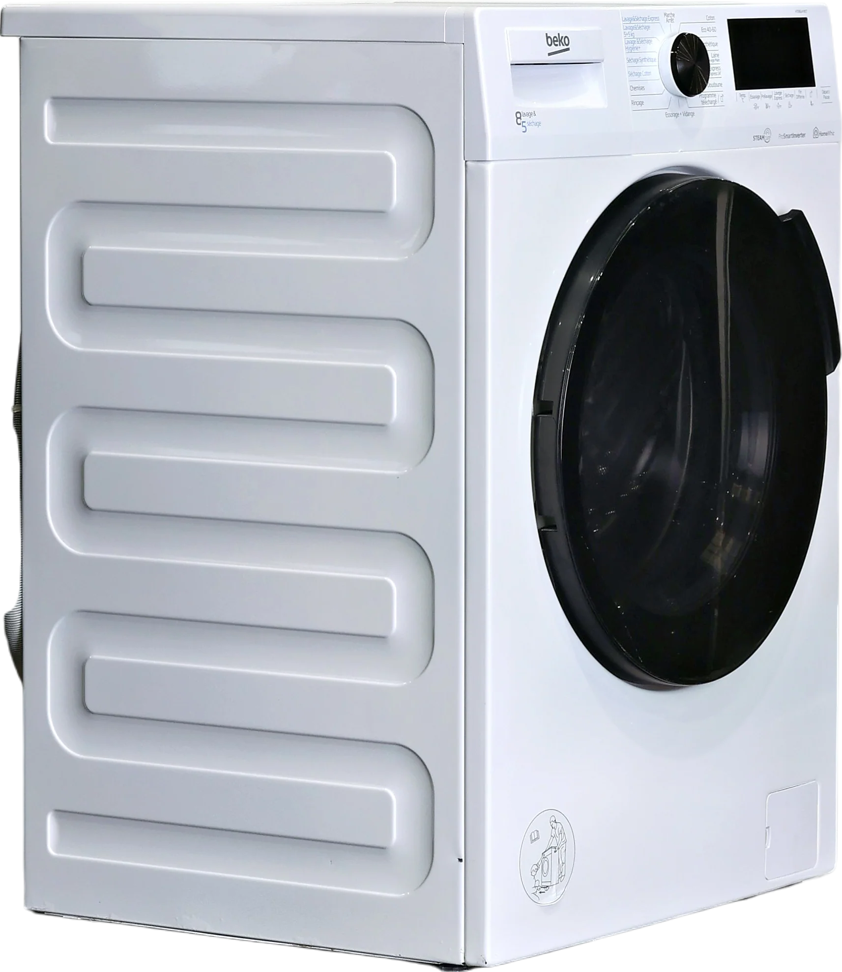 Lave-linge Sechant 8 kg Reconditionné BEKO HTE8614YBST - Image 2