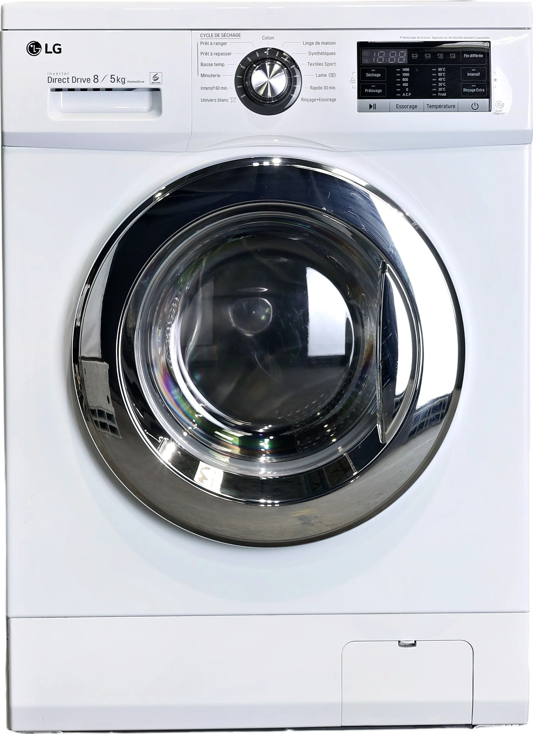 Lave-linge Sechant 8 kg Reconditionné LG F854G63WR