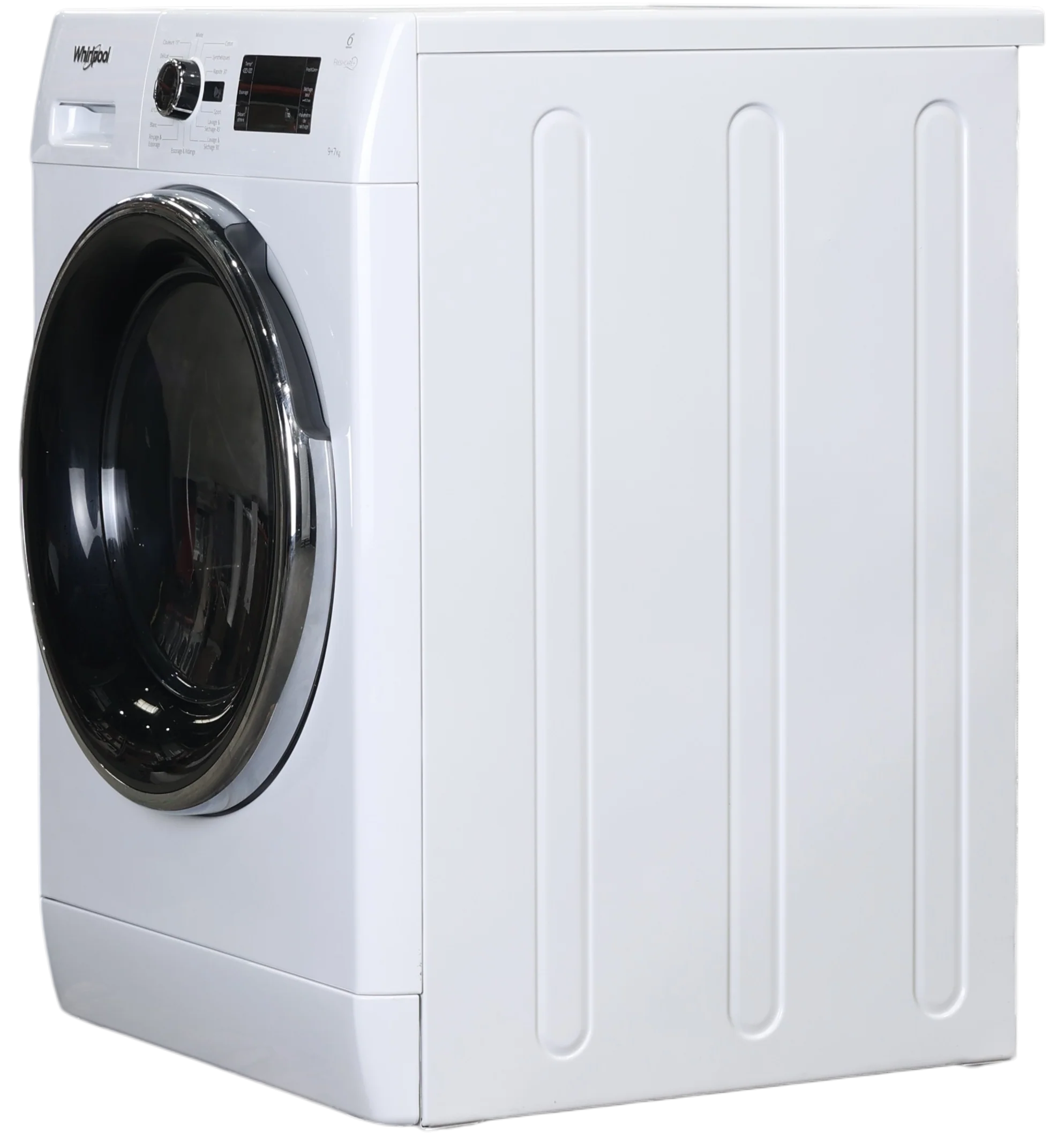 Lave-linge Sechant 9 kg Reconditionné WHIRLPOOL FWDG97168BXFR - Image 3
