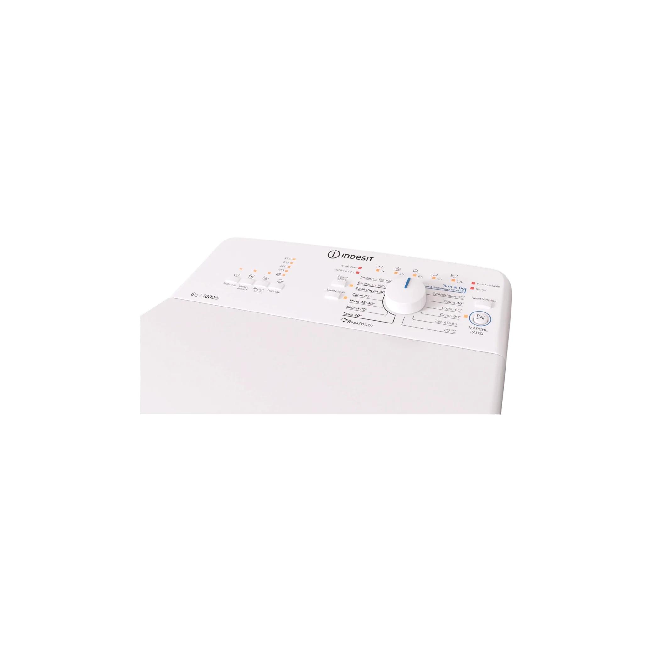 Lave-linge Top 6 kg Reconditionné INDESIT BTWNL60400FR/N - Image 2