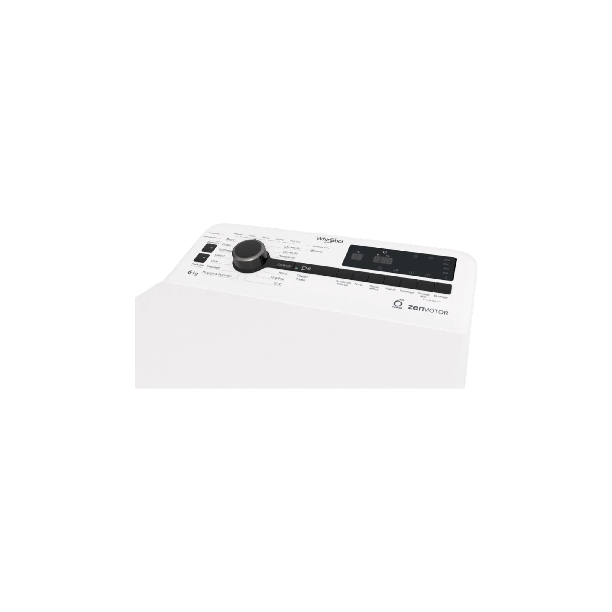 Lave-linge Top 6 kg Reconditionné WHIRLPOOL ZEN TDLRBX6252BSFR/N - Image 2
