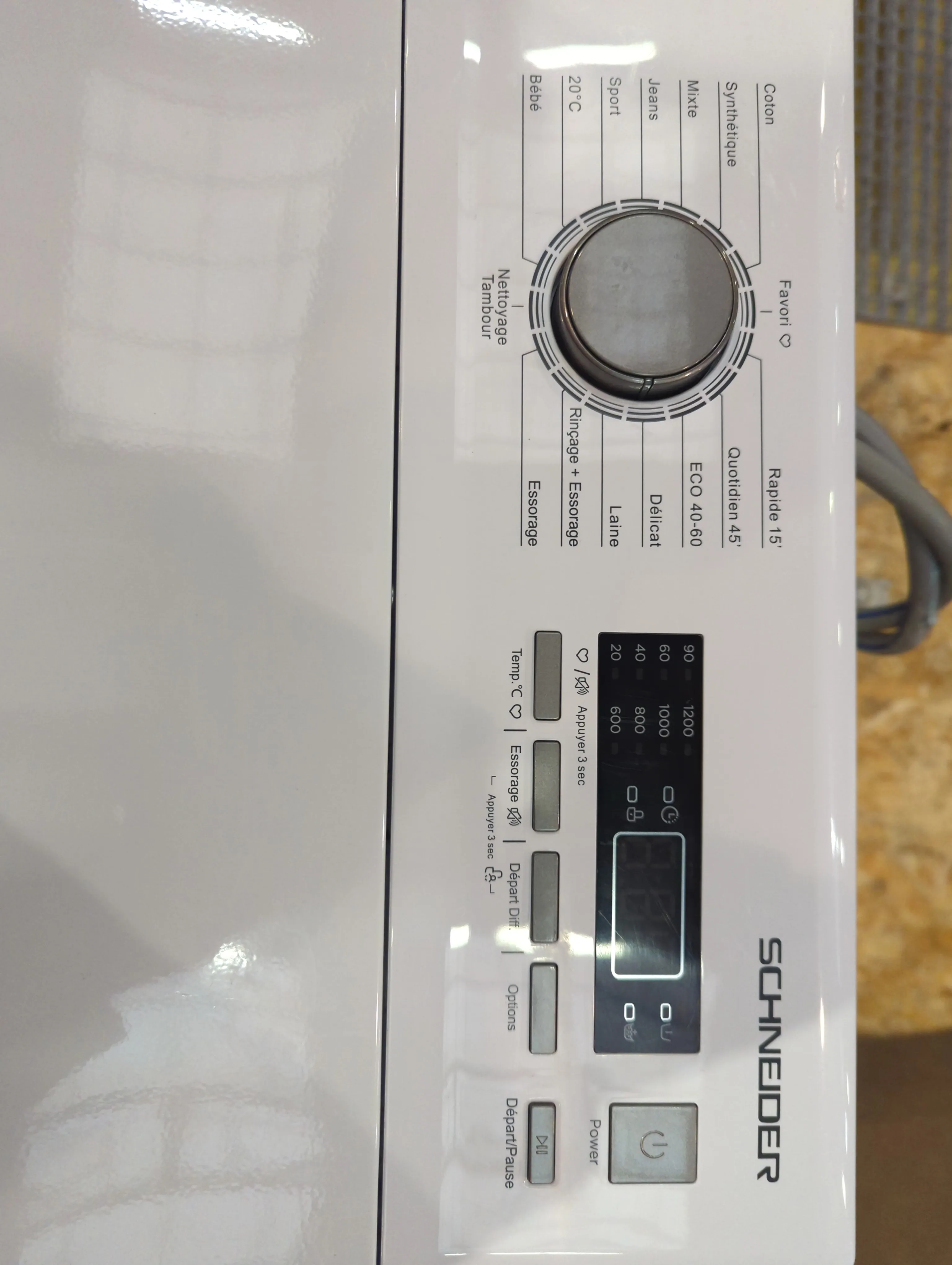 Lave-Linge Top 7 kg Reconditionné SCHNEIDER SCLLT712D3 - Image 4