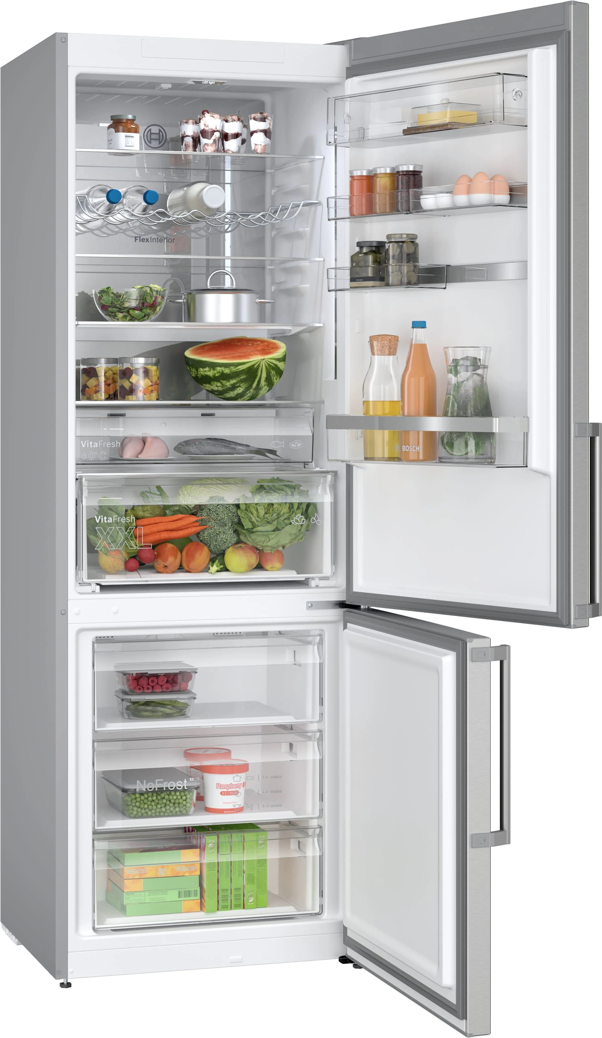 Réfrigérateur Avec Congélateur 440 L Reconditionné BOSCH KGN49AIBT - Image 3