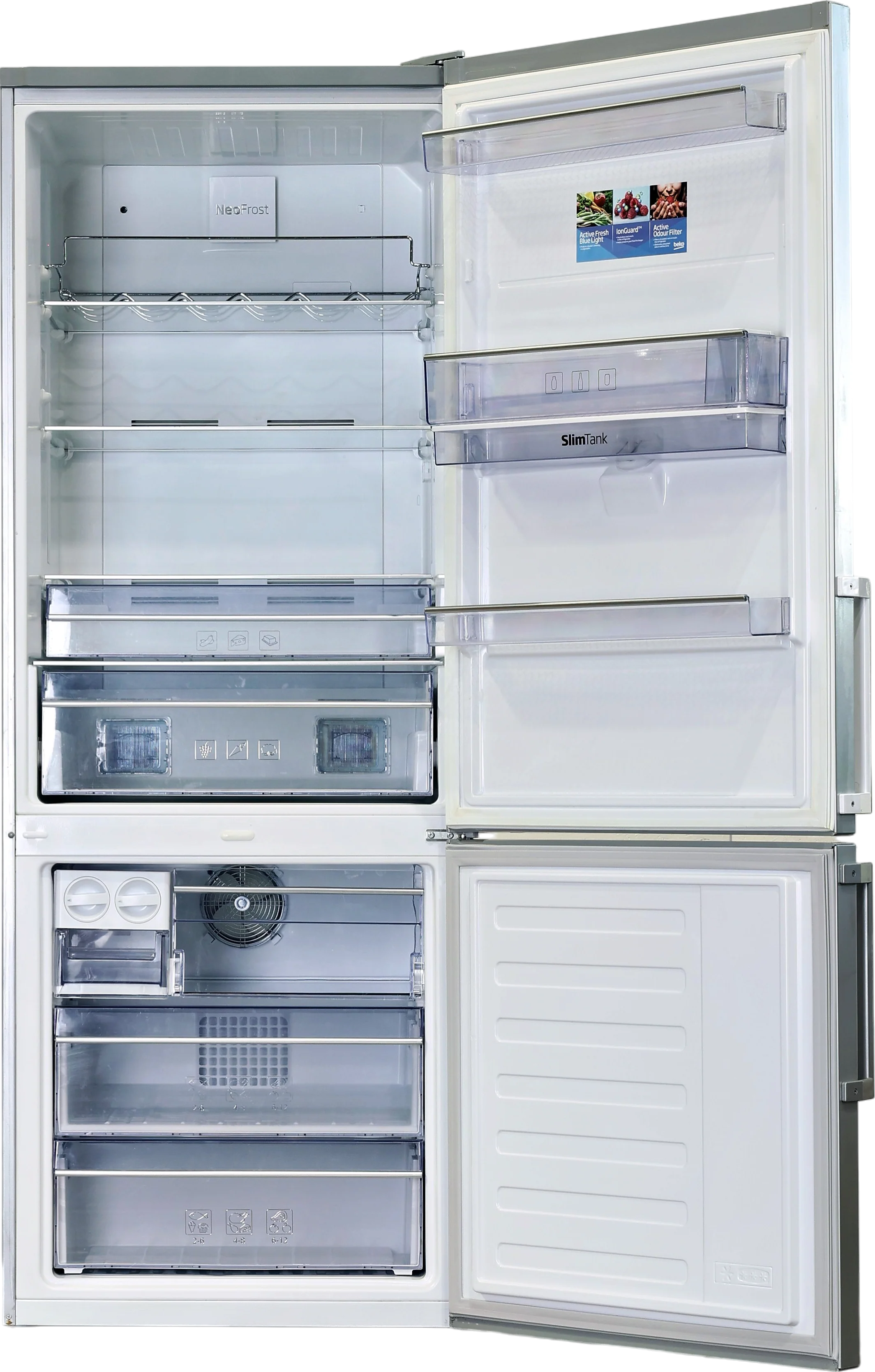Réfrigérateur Avec Congélateur 450 Litres Reconditionné BEKO RCNE520E31DS - Image 2