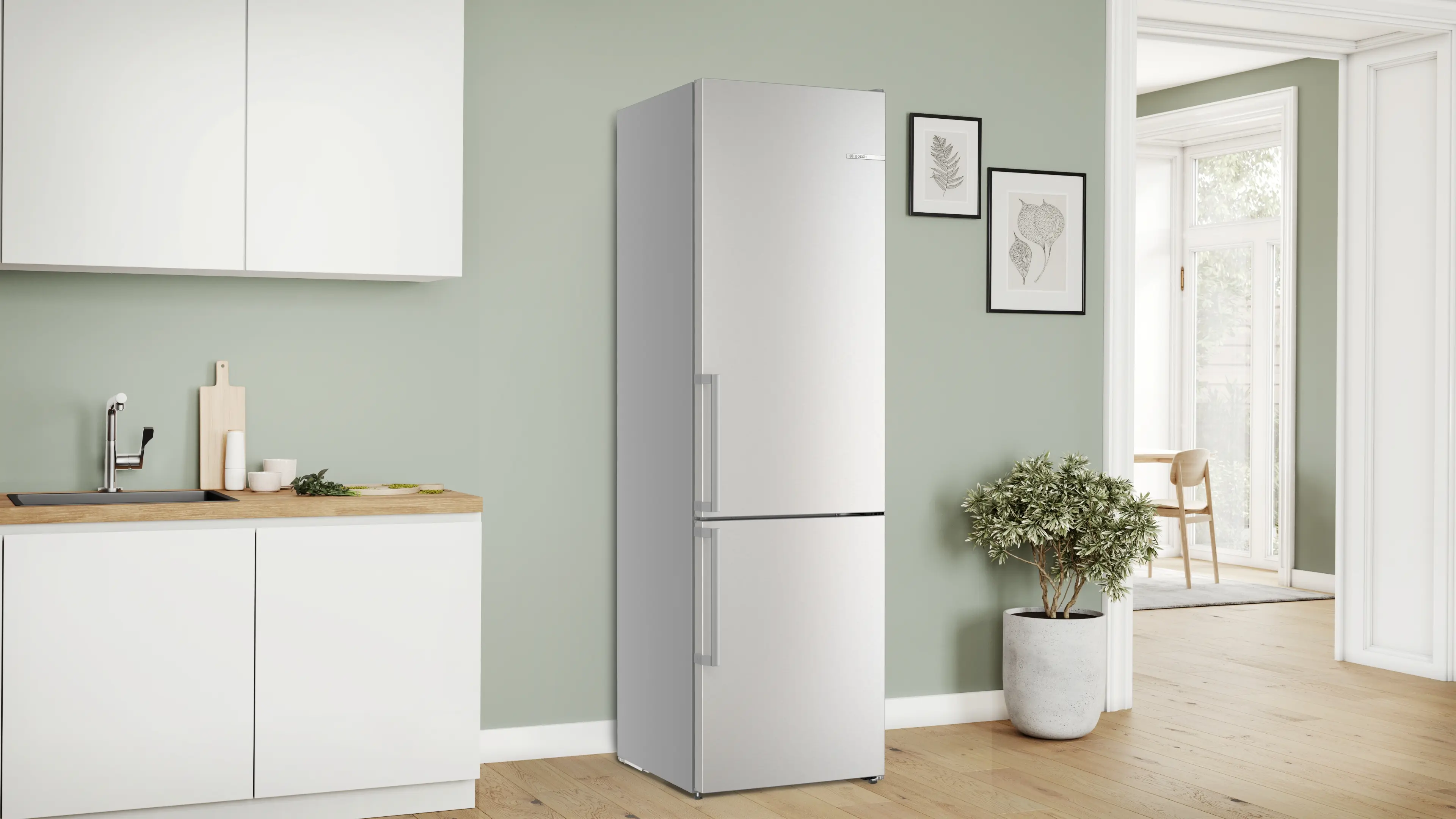 Réfrigérateur Avec Congélateur 363 Litres Reconditionné BOSCH KGN39AIAU - Image 3