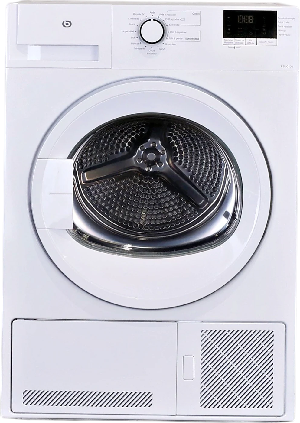 Seche-linge à Condensation 8 kg Reconditionné ESSENTIEL B ESLC8D5