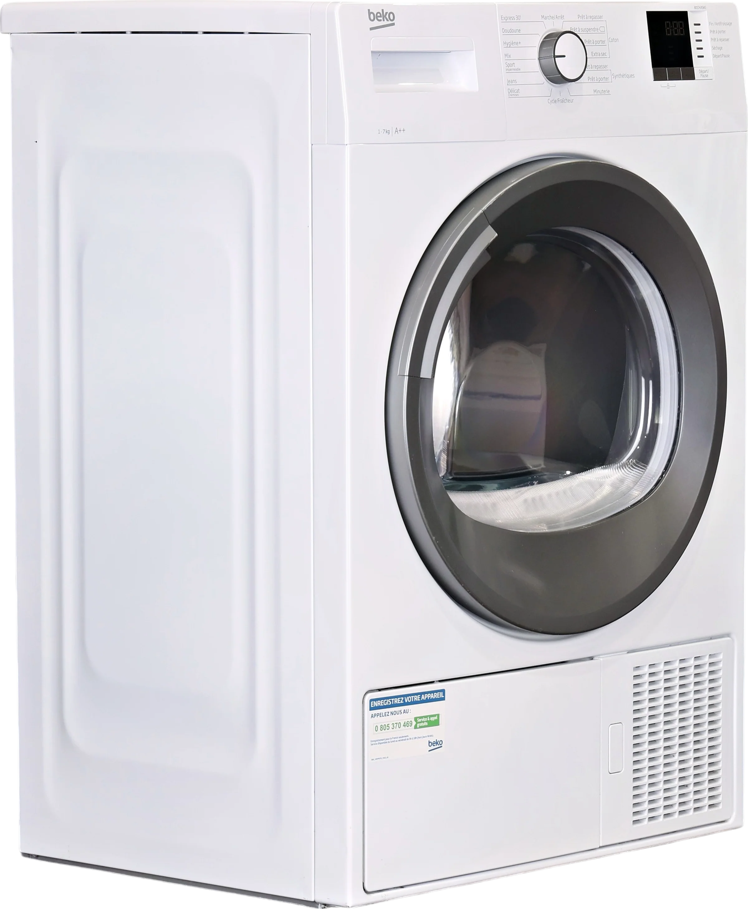 Seche-linge Pompe à Chaleur 7 kg Reconditionné BEKO BDS7435WS - Image 2