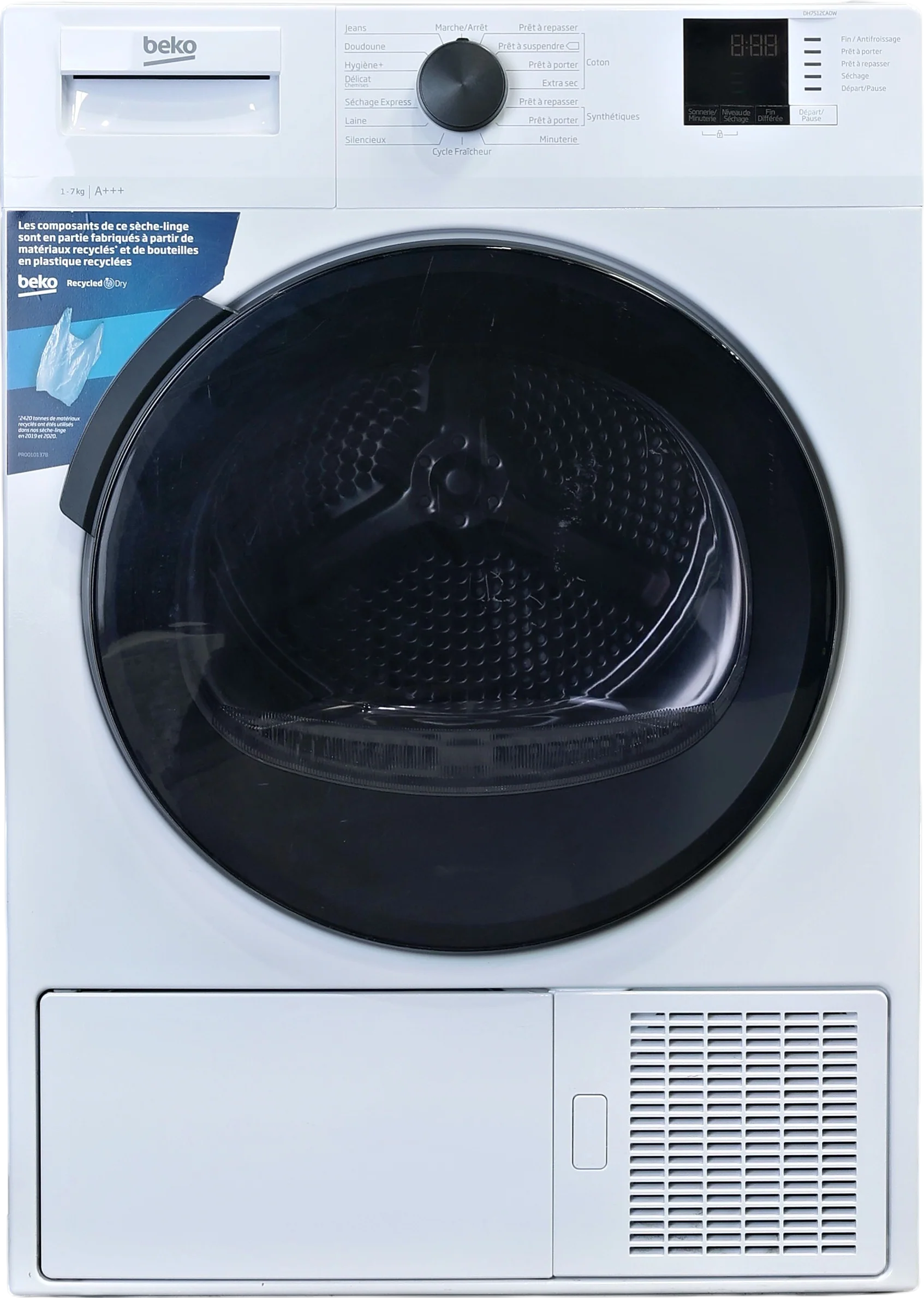 Seche-linge Pompe à Chaleur 7 kg Reconditionné BEKO DH7512CA0W