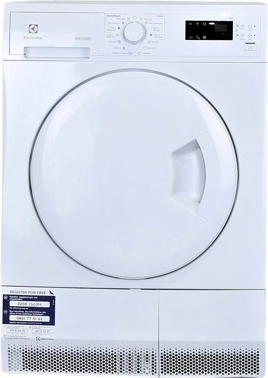 Seche-linge Pompe à Chaleur 8 kg Reconditionné ELECTROLUX EDH3685PZW