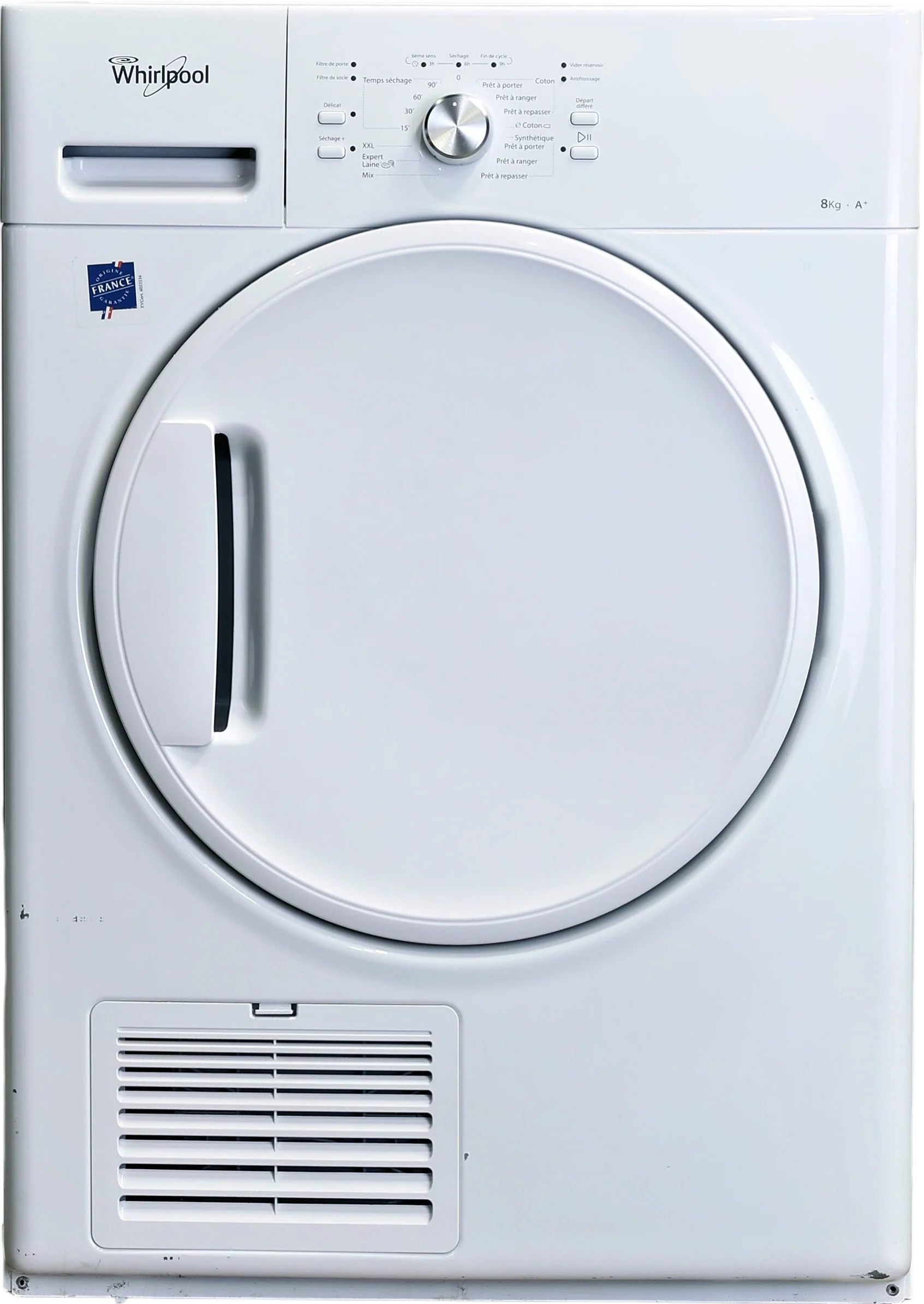 Seche-linge Pompe à Chaleur 8 kg Reconditionné WHIRLPOOL HDLX 80310