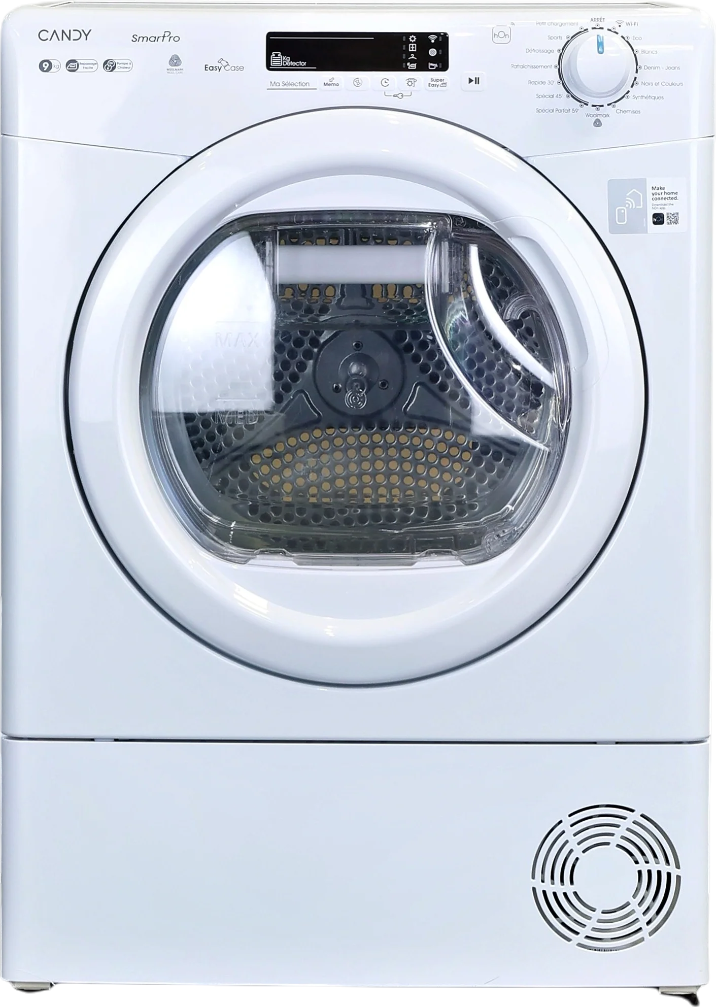Seche-linge Pompe à Chaleur 9 kg Reconditionné CANDY CSOEH9A2DE-S