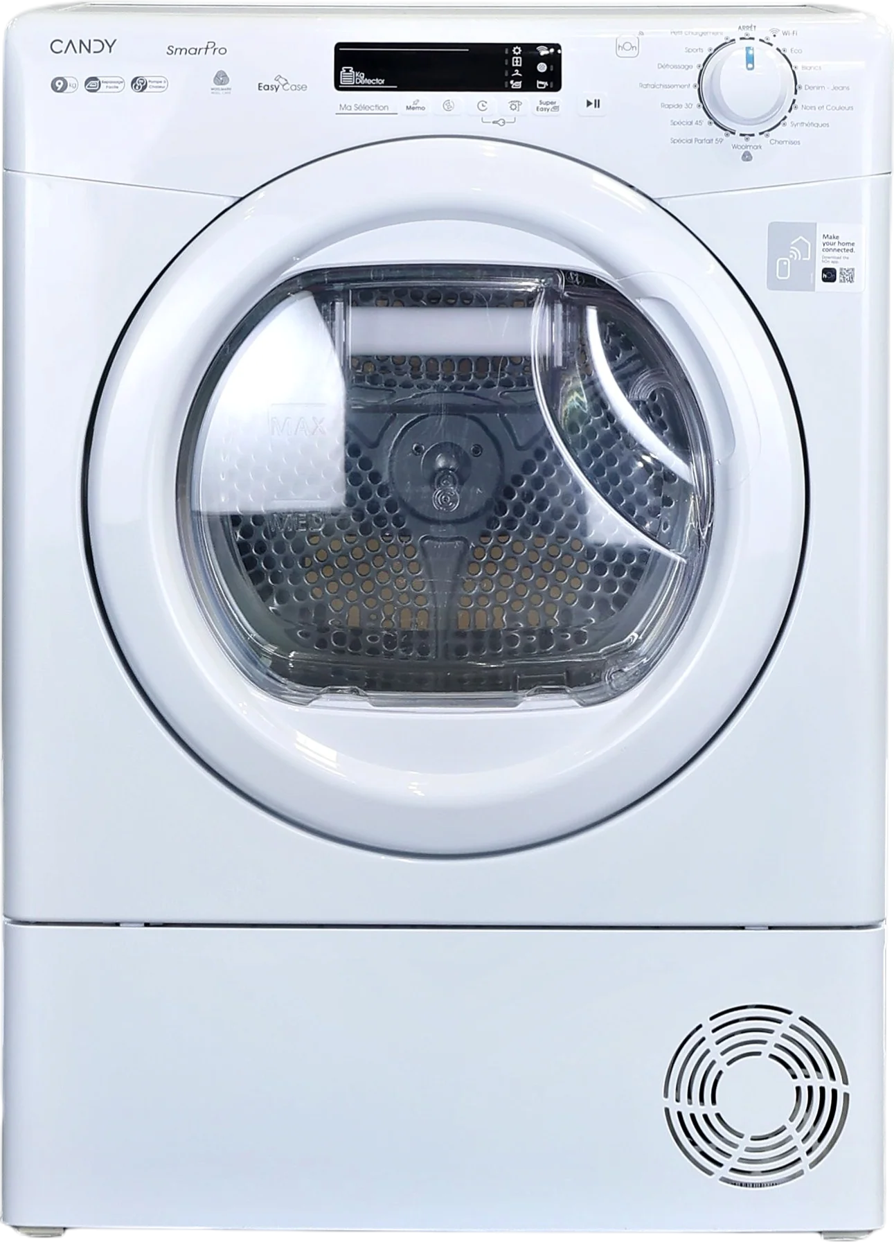 Seche-linge Pompe à Chaleur 9 kg Reconditionné CANDY CSOEH9N2DE-47