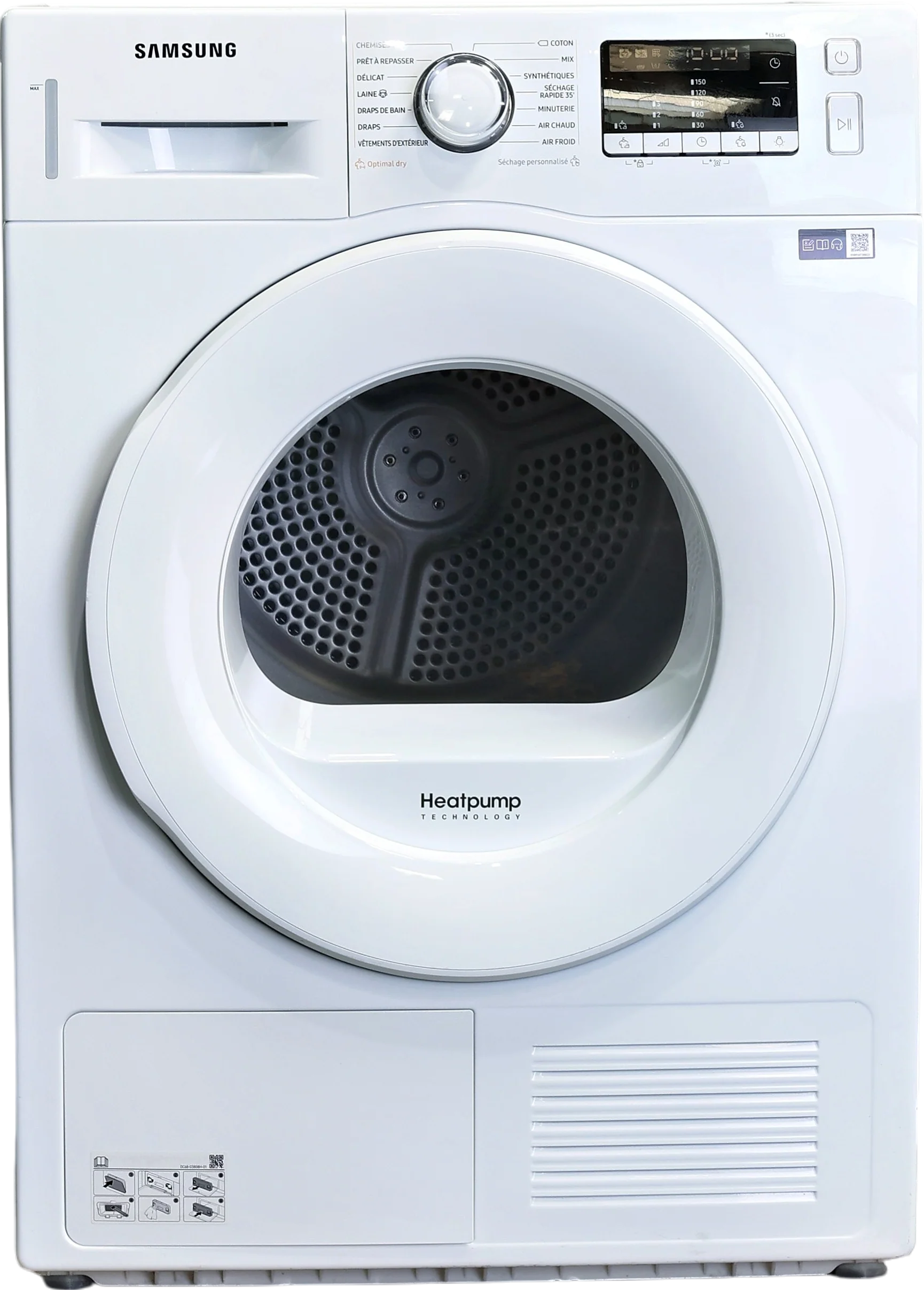 Seche-linge Pompe à Chaleur 9 kg Reconditionné SAMSUNG DV90TA040TE