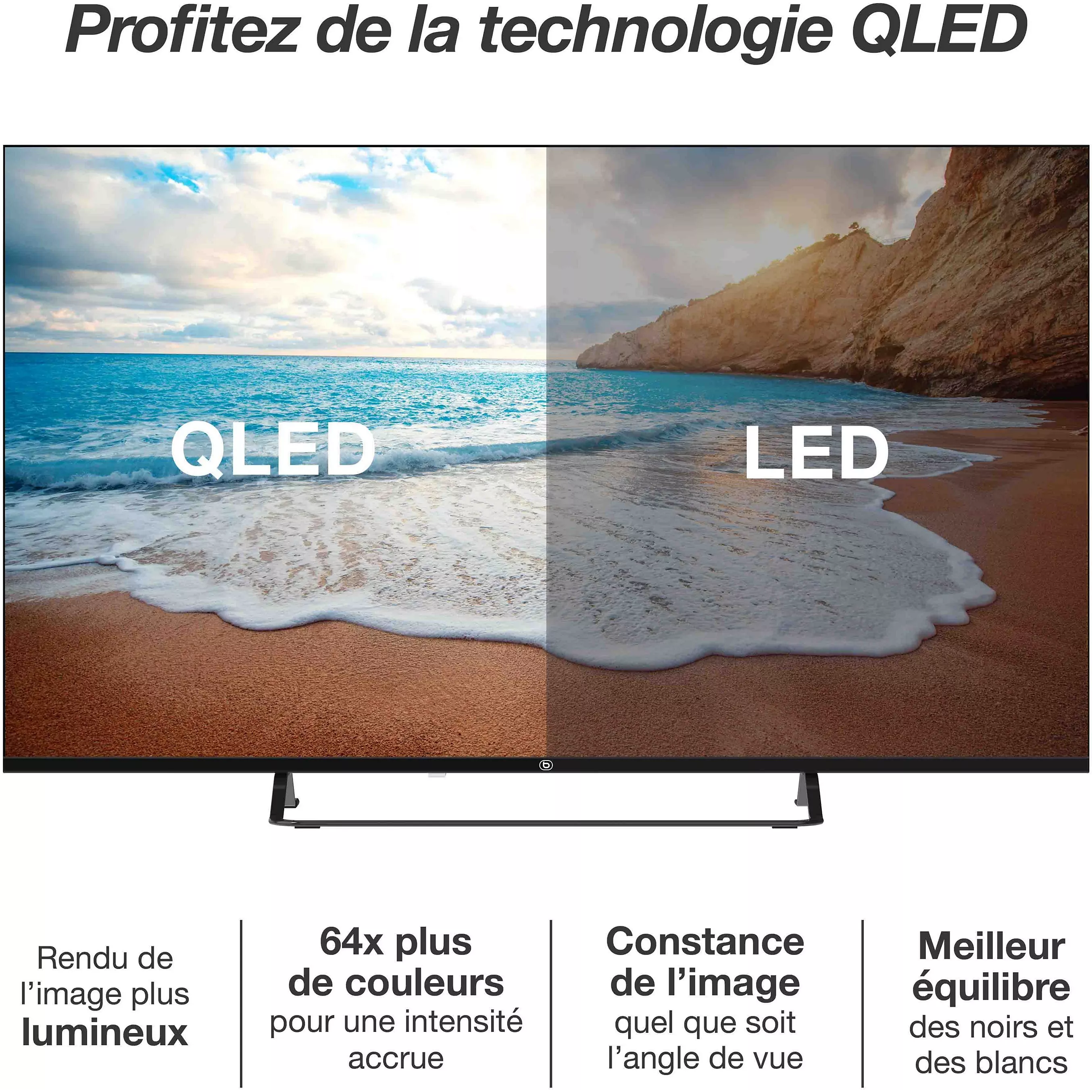 Téléviseur LED 55 pouces Reconditionné ESSENTIEL B 55QLED308 139 cm (55") - Image 4