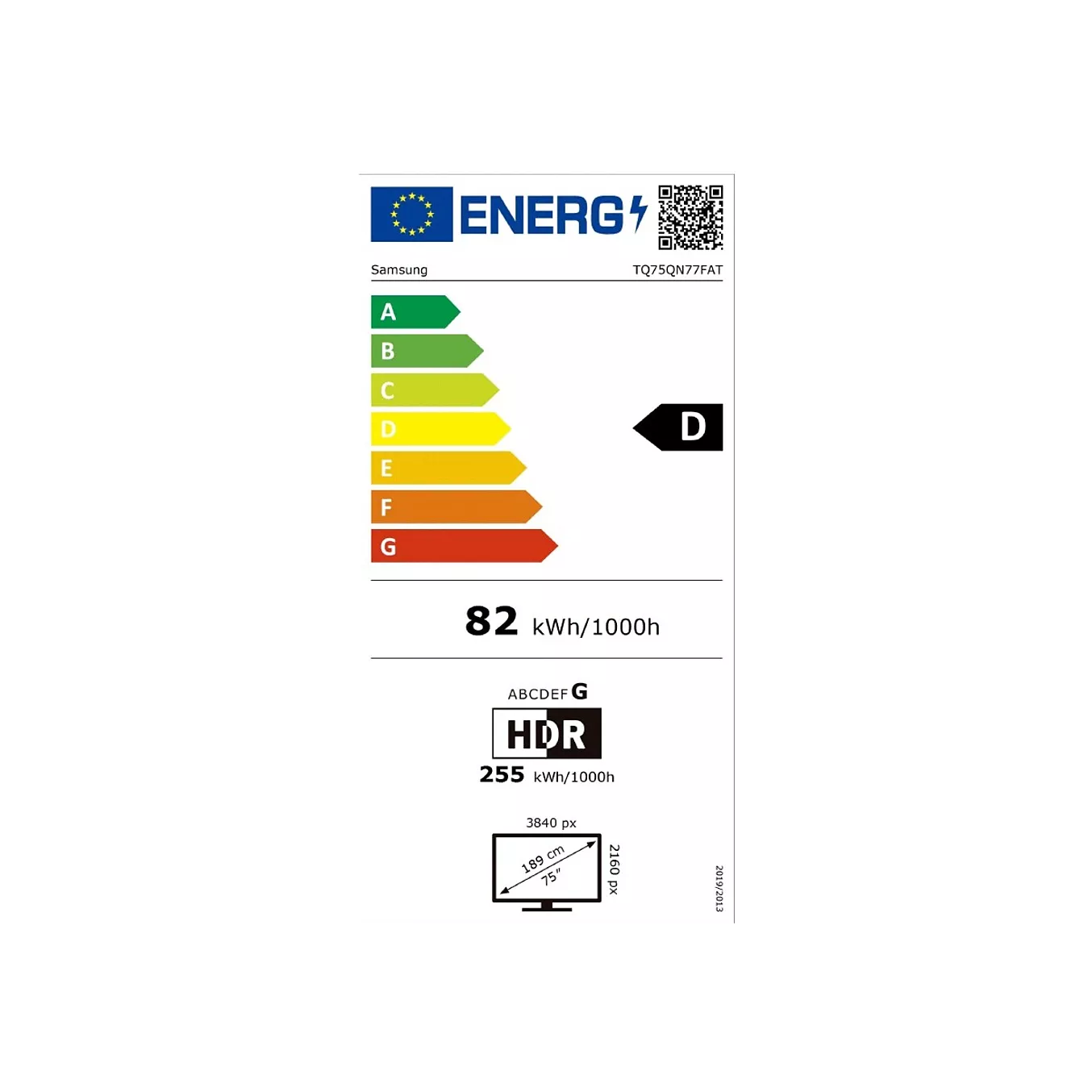 Téléviseur Neo QLED 74 pouces Reconditionné SAMSUNG TQ75QN77F - Image 5